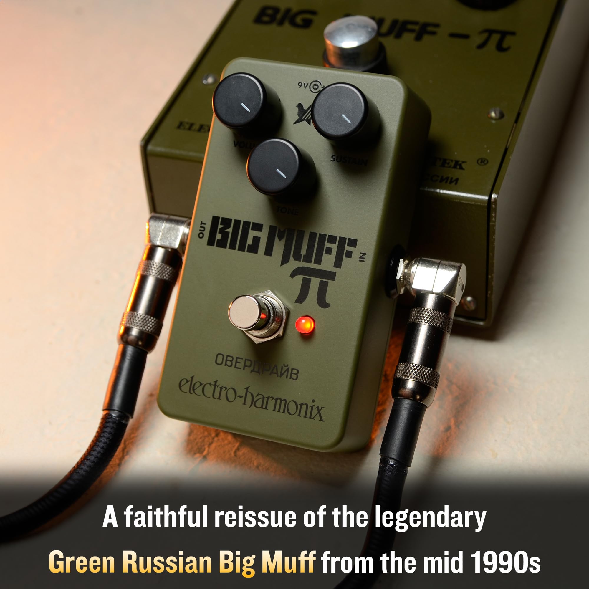 Electro-Harmonix Green Russian Big Muff Pi Fuzz Pedal : Amazon.ca