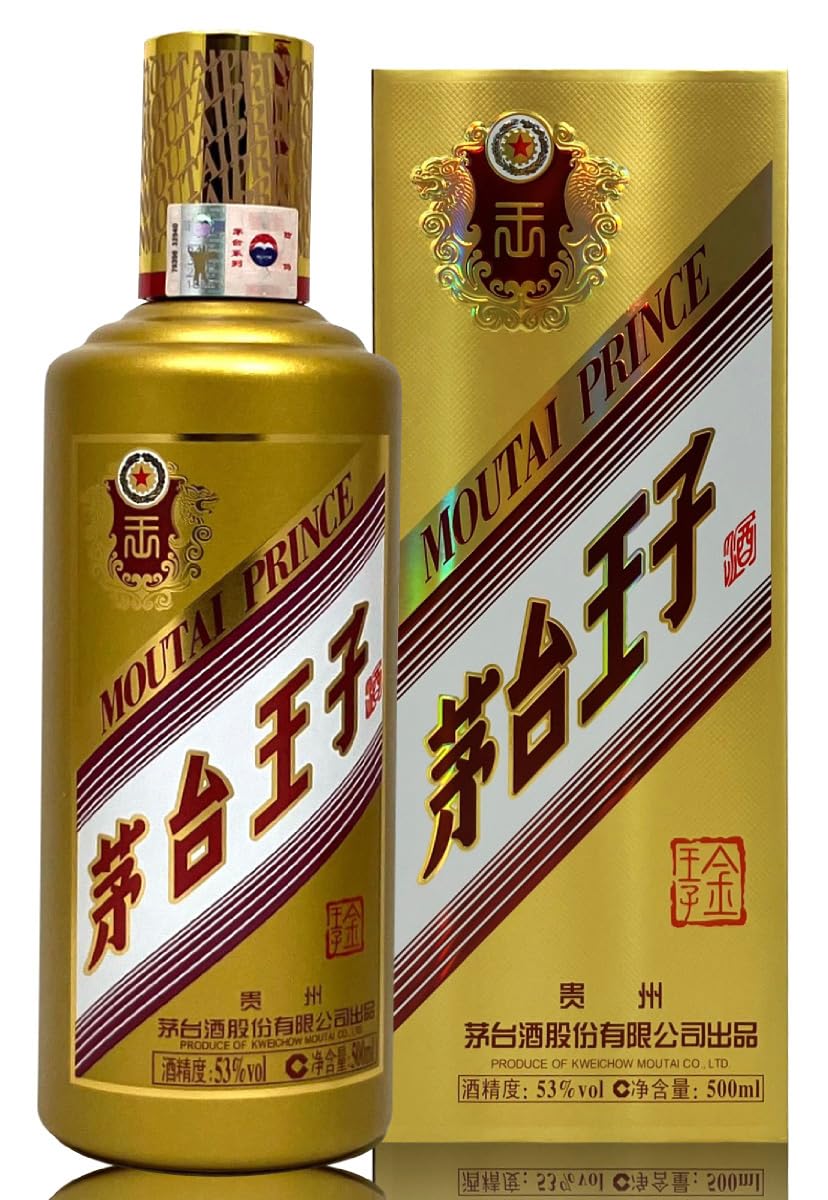 Amazon.co.jp: (中国マオタイ酒) 正規品 茅台王子酒 (金王子) 500ml