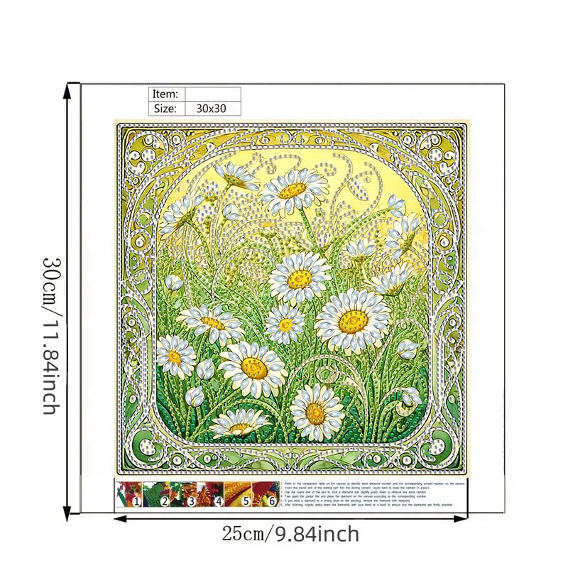 Amazon.co.jp: ダイヤモンドアートクラブ、小さな生花 ダイヤモンド