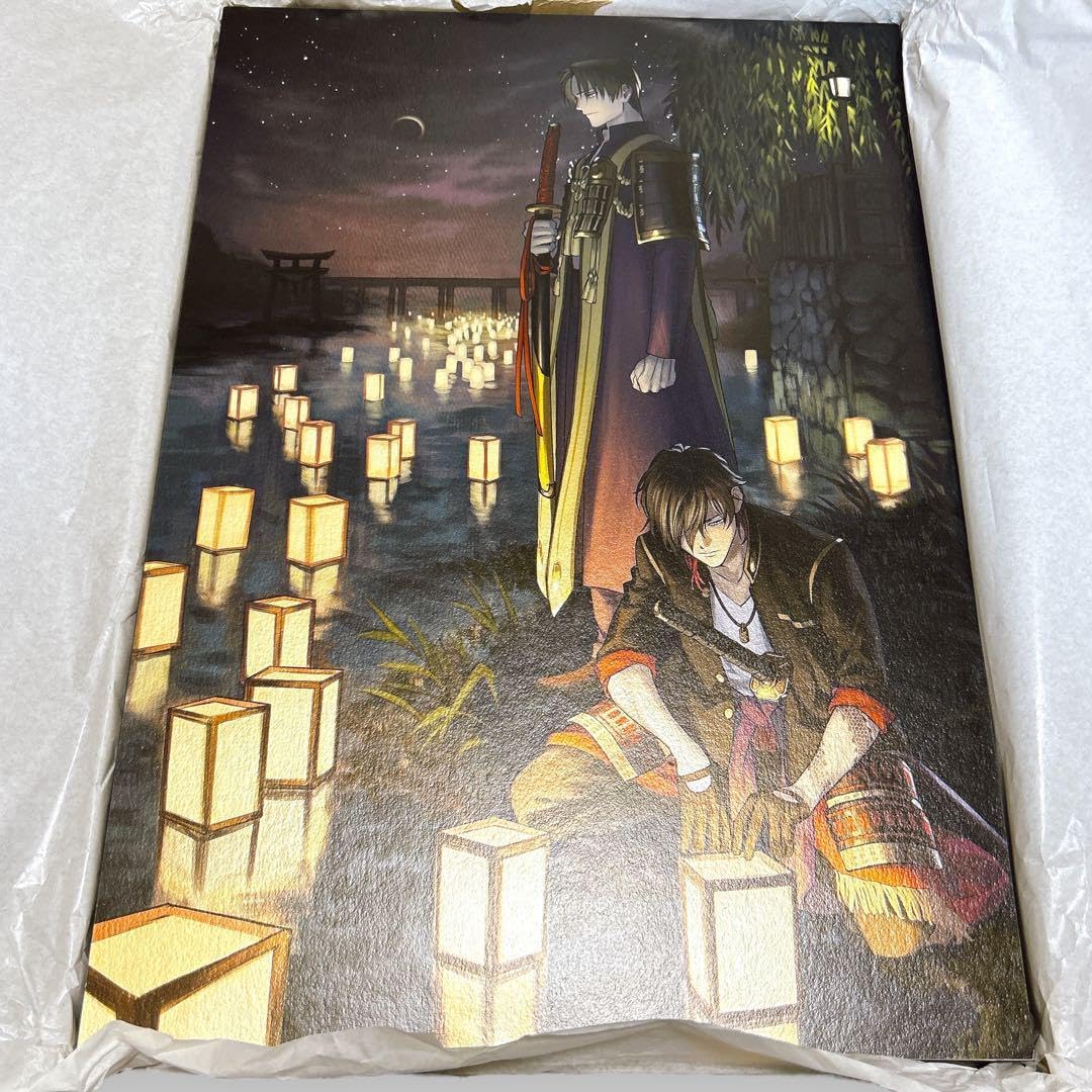 刀剣乱舞 へし切長谷部大倶利伽羅 複製原画A3