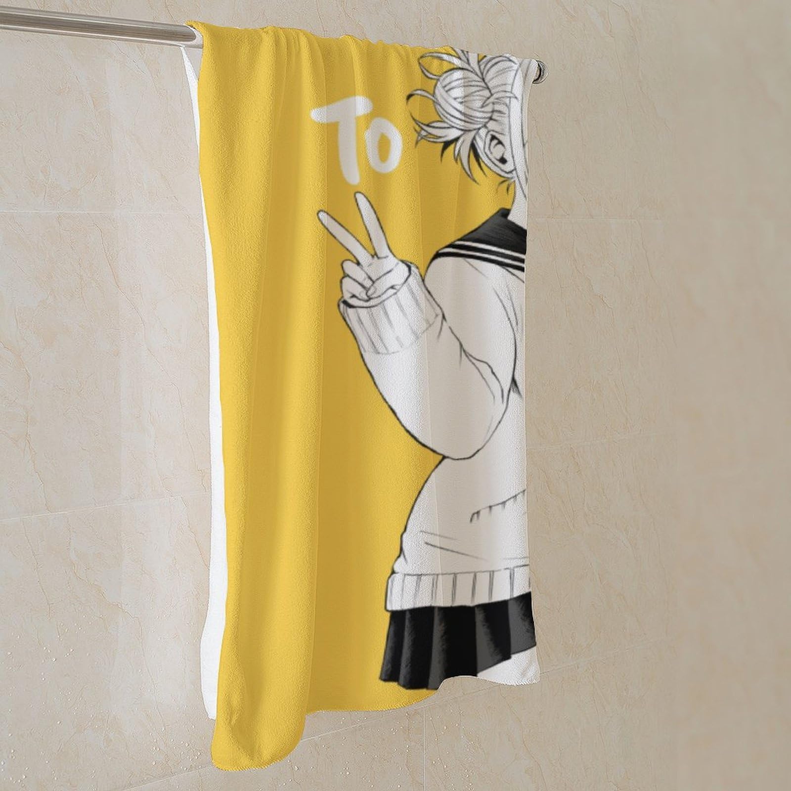 Amazon｜ヒロアカ トガヒミコ バスタオル タオル ビーチタオル 大人