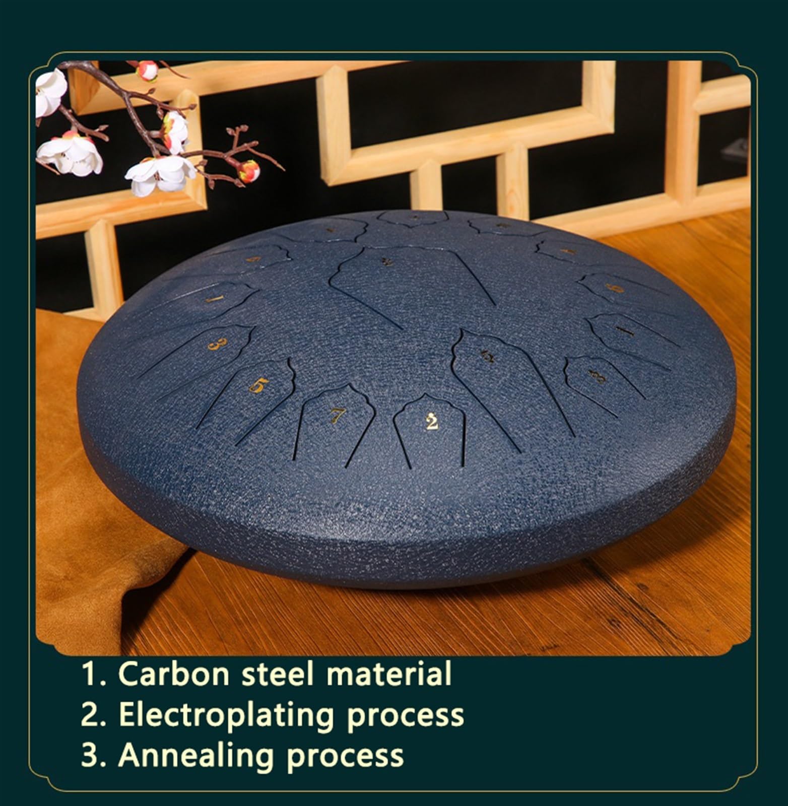 Amazon.co.jp: タンドラム-10インチ11ノート-スチールハンドパンドラム