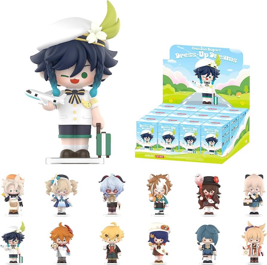 Amazon.com: POP MART Genshin Impact Dress-Up Dreams Themed Chibi