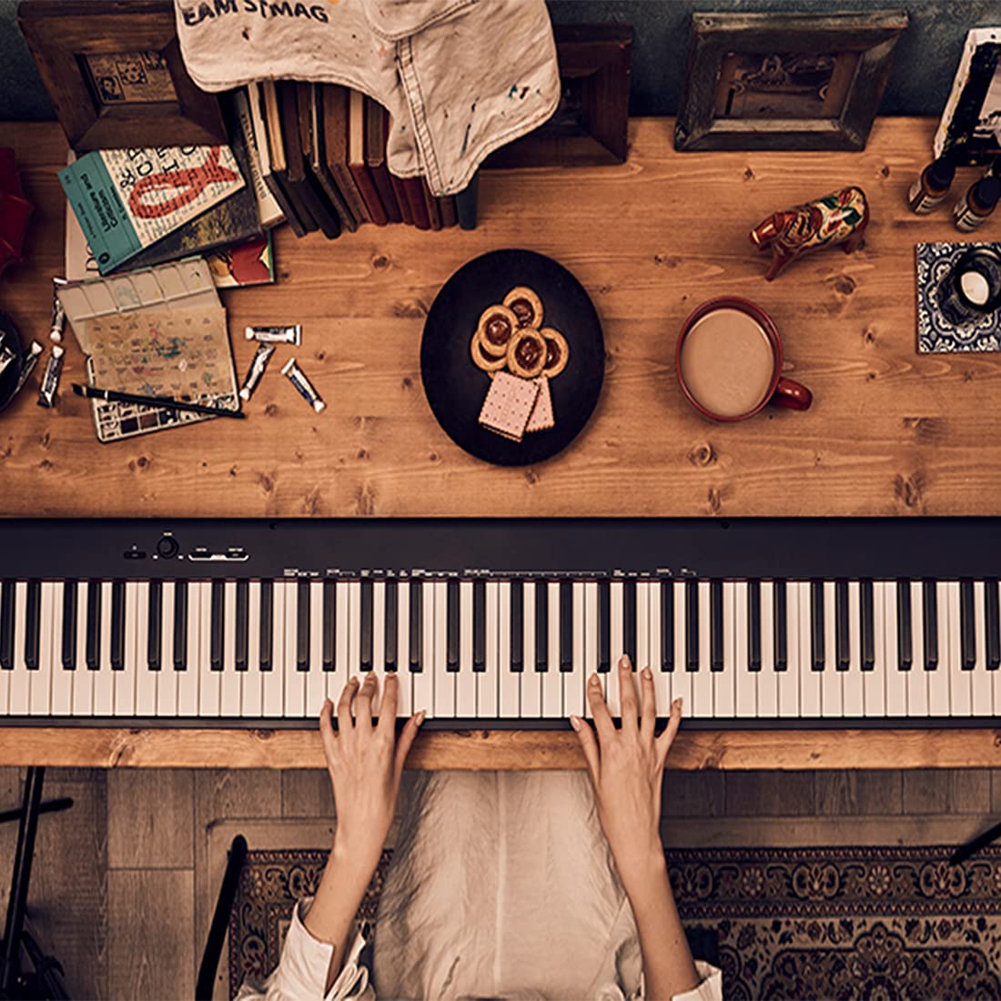 Amazon | CASIO CDP-S150 BK 電子ピアノ 88鍵盤 カシオ | 電子ピアノ