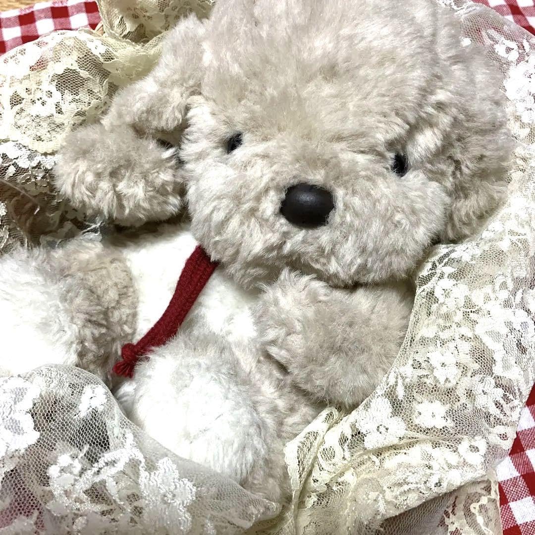 Amazon.co.jp: レトロぬいぐるみ 犬 うめ吉ぬいぐるみ ベージュ