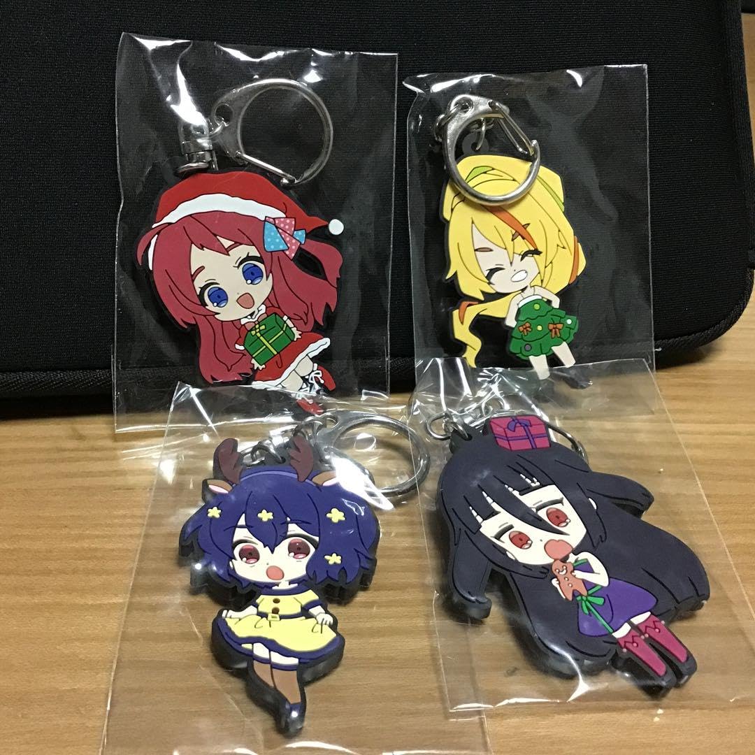 Amazon.co.jp: ゾンビランドサガ クリスマス ラバーキーホルダー