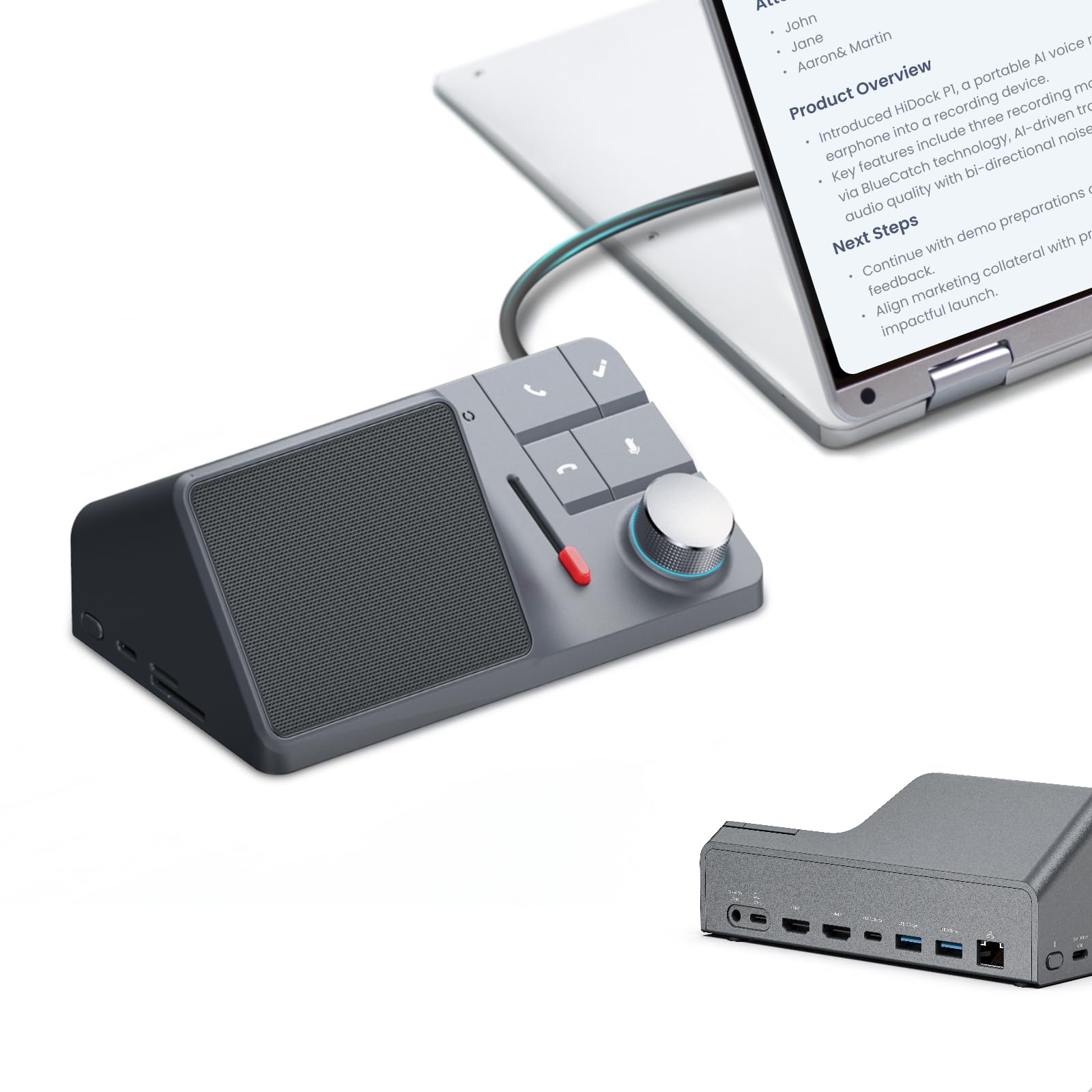 Amazon.com: H1 11-in-1 USB C Docking Station with AI Voice