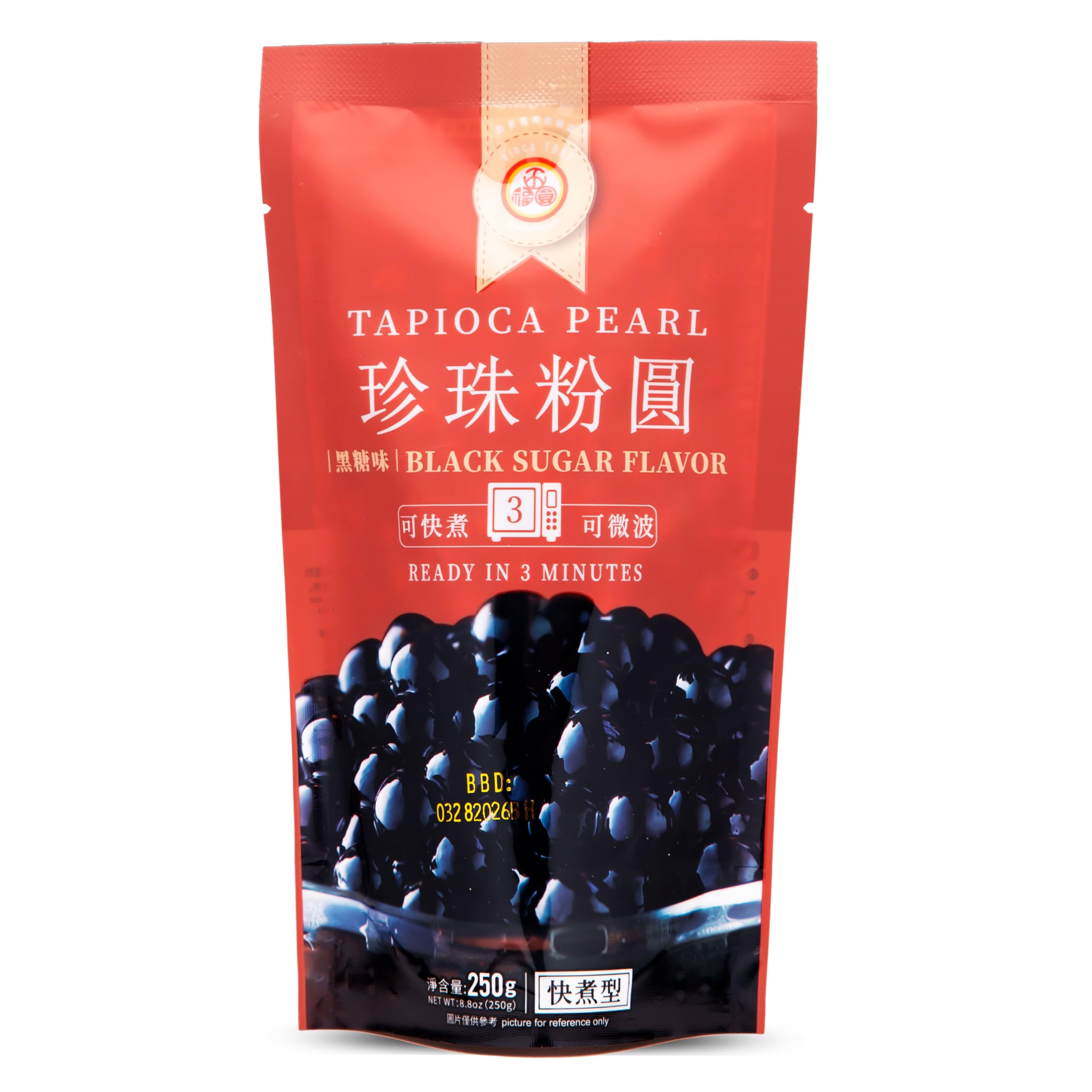 Amazon.com : WuFuYuan Boba Tapioca Pearls, Black Sugar Flavor