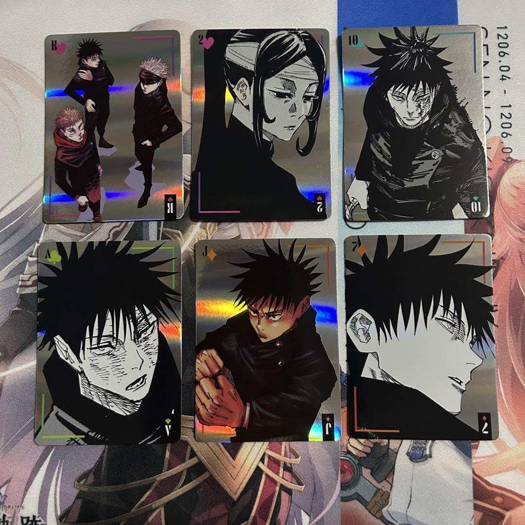 Amazon.co.jp: 呪術廻戦 ギラギラトランプ 伏黒恵 津美紀 五条悟 虎杖