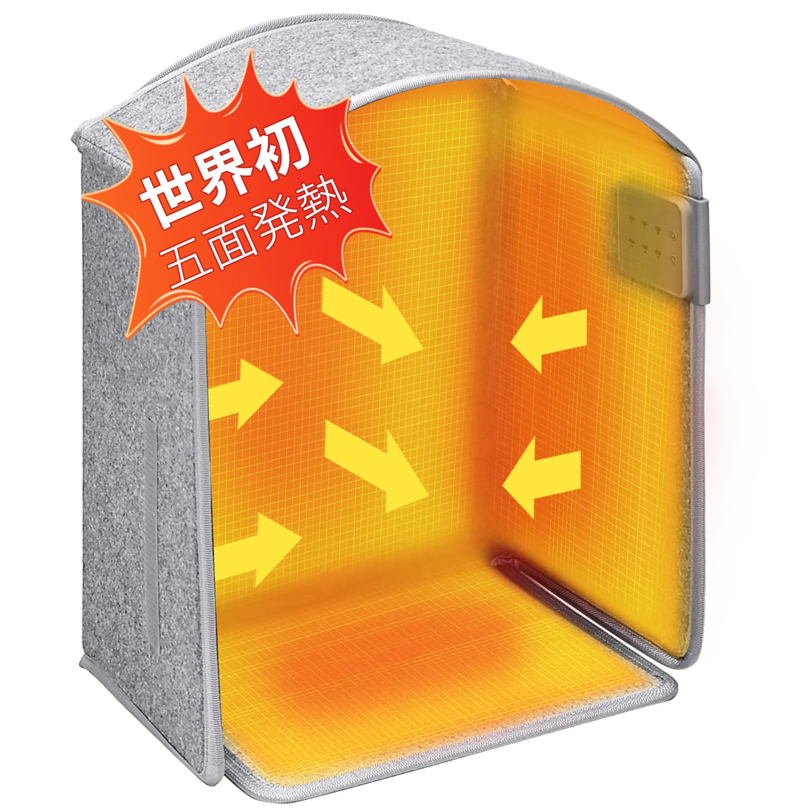 Amazon.co.jp: 【2026改良モデル】YUSIDO パネルヒーター 足元ヒーター