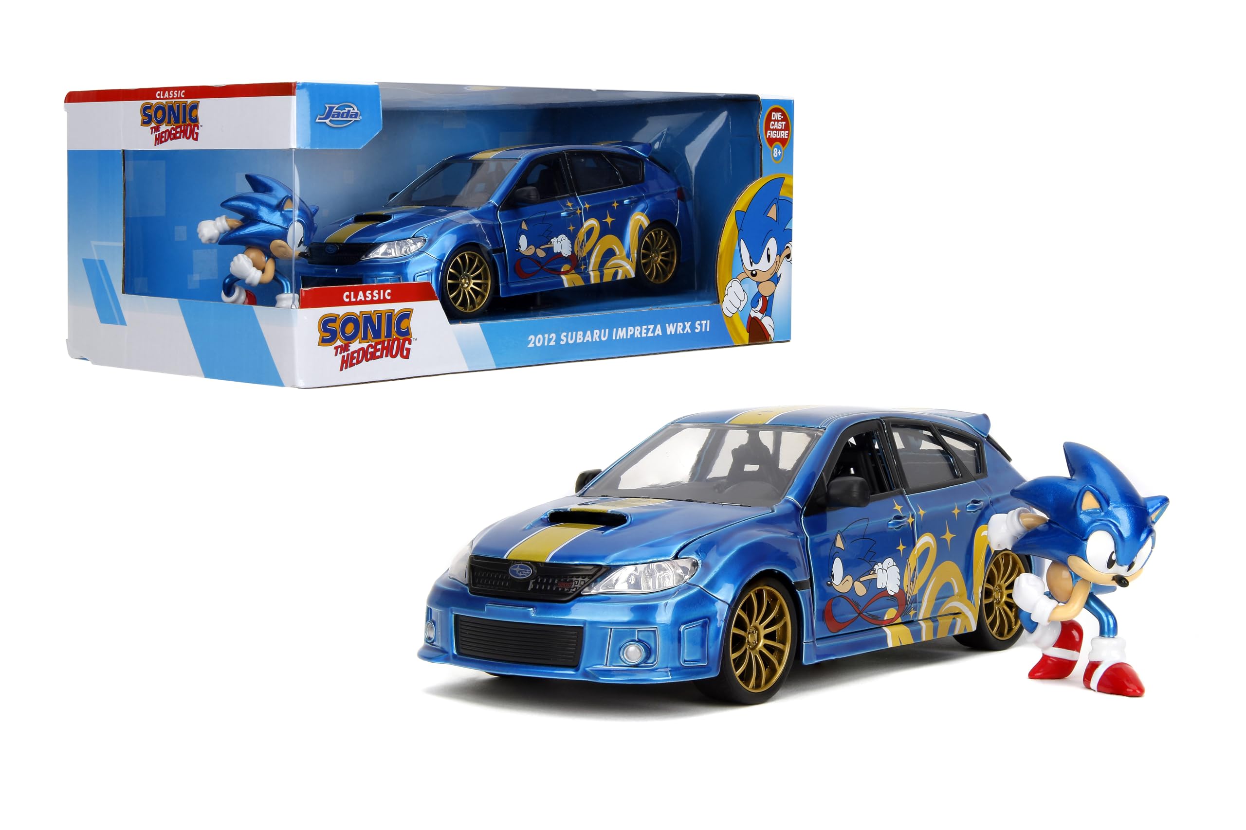 Amazon.com: Jada Sonic The Hedgehog 1:24 2012 Subaru Impreza WRX