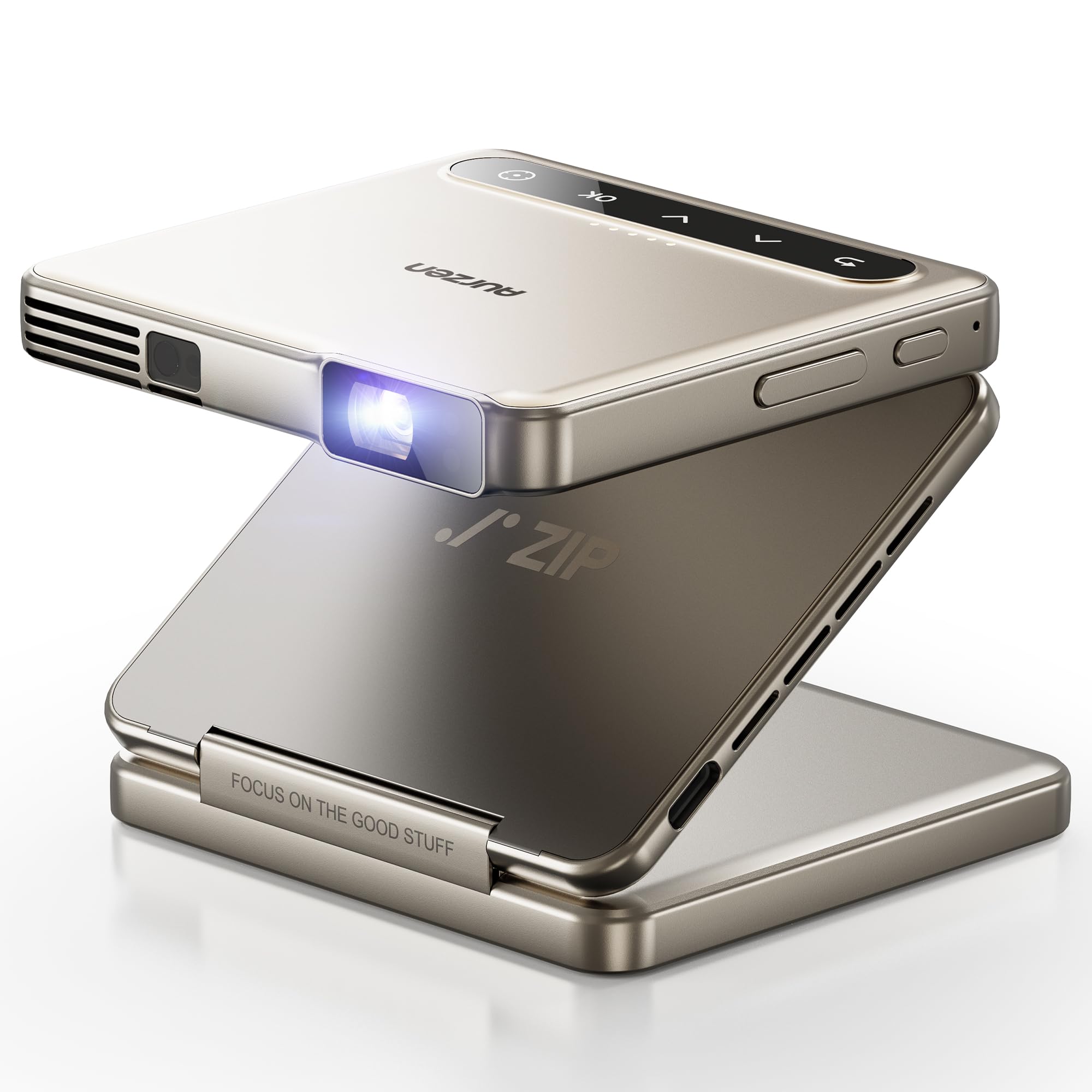 Amazon.co.jp: Aurzen ZIP プロジェクター 超軽量280g 小型 短焦点 三