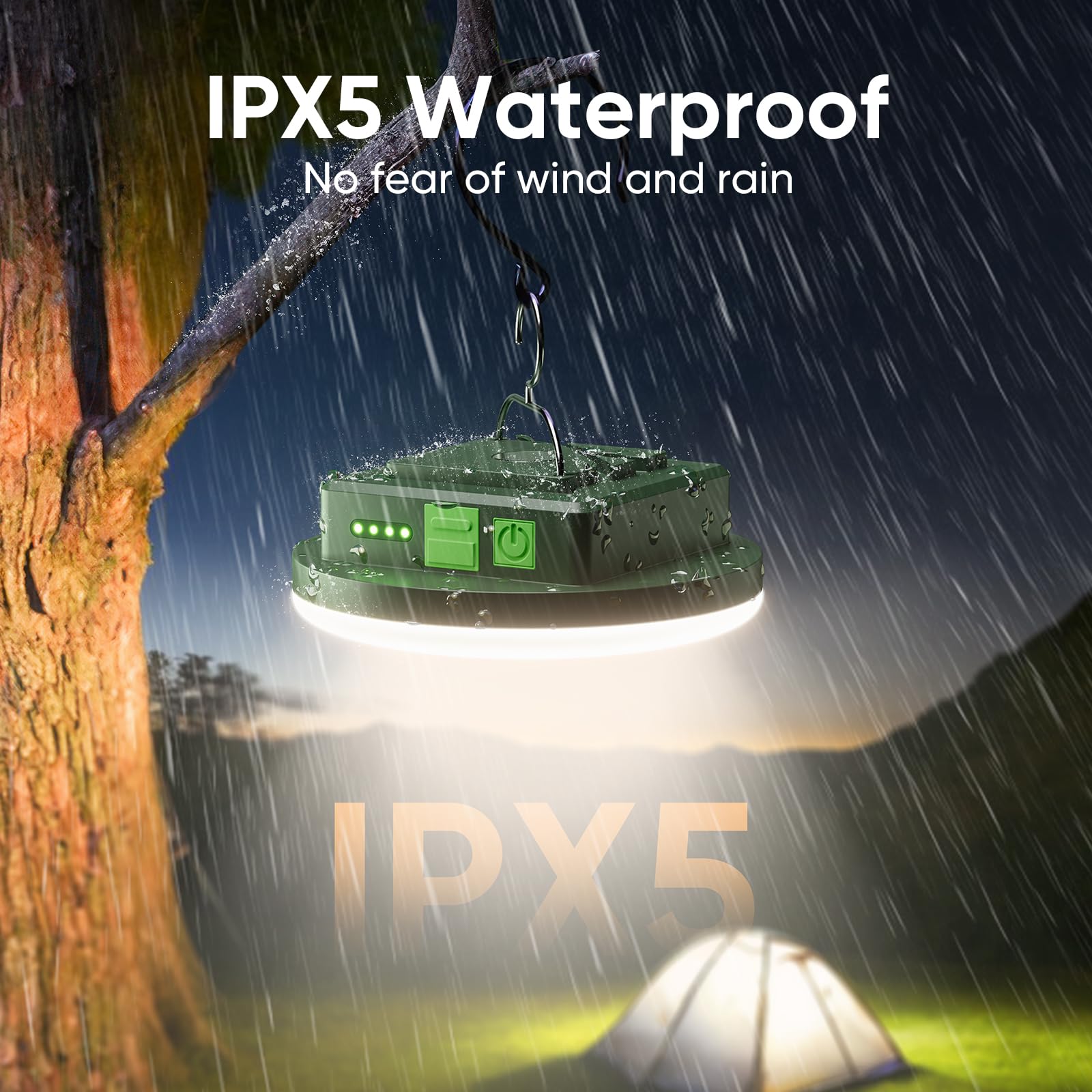 Amazon.com: Eventek Camping Lantern 12000mAh, Ultra Bright LED