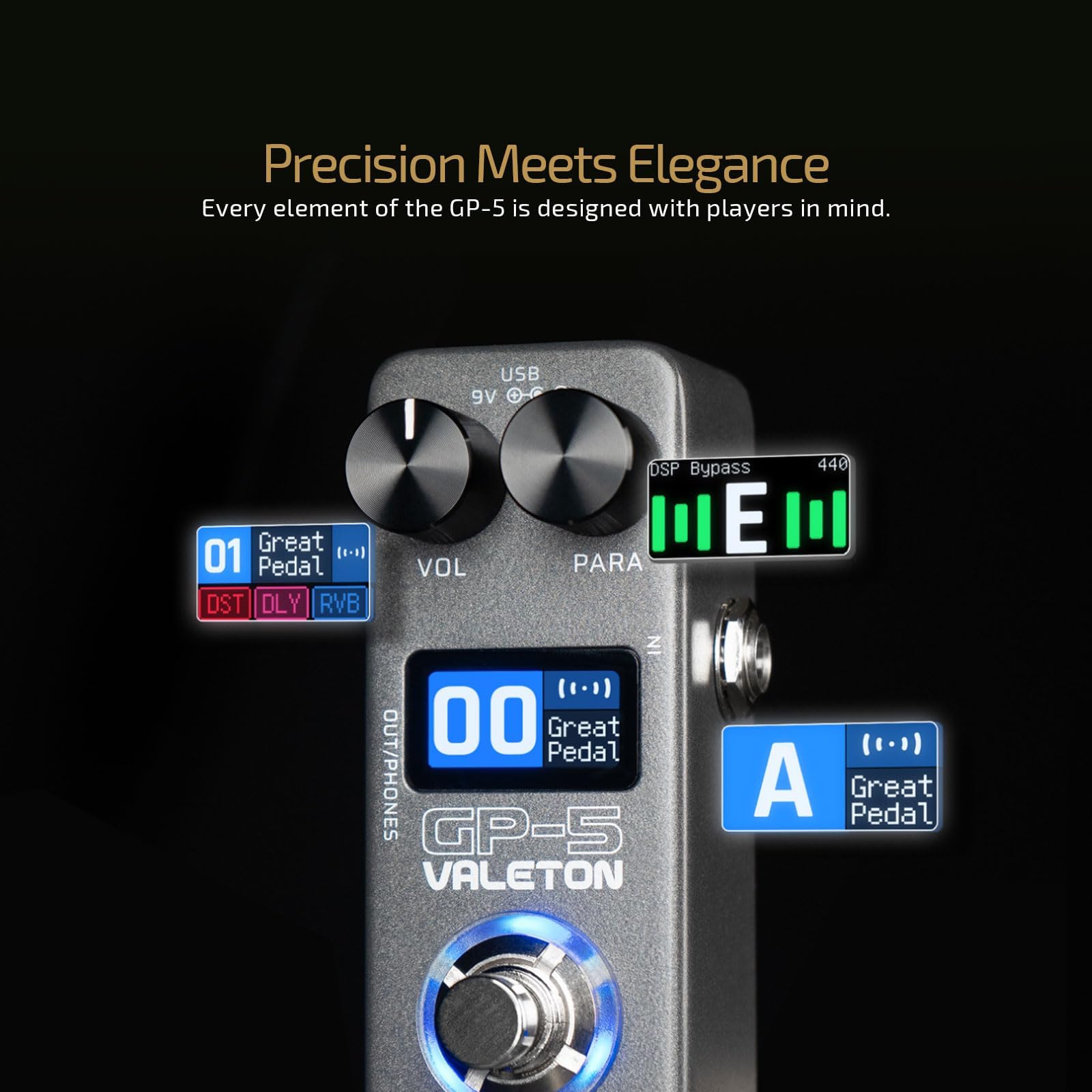 Amazon | Valeton GP-5 超コンパクトマルチエフェクトプロセッサ&NAM