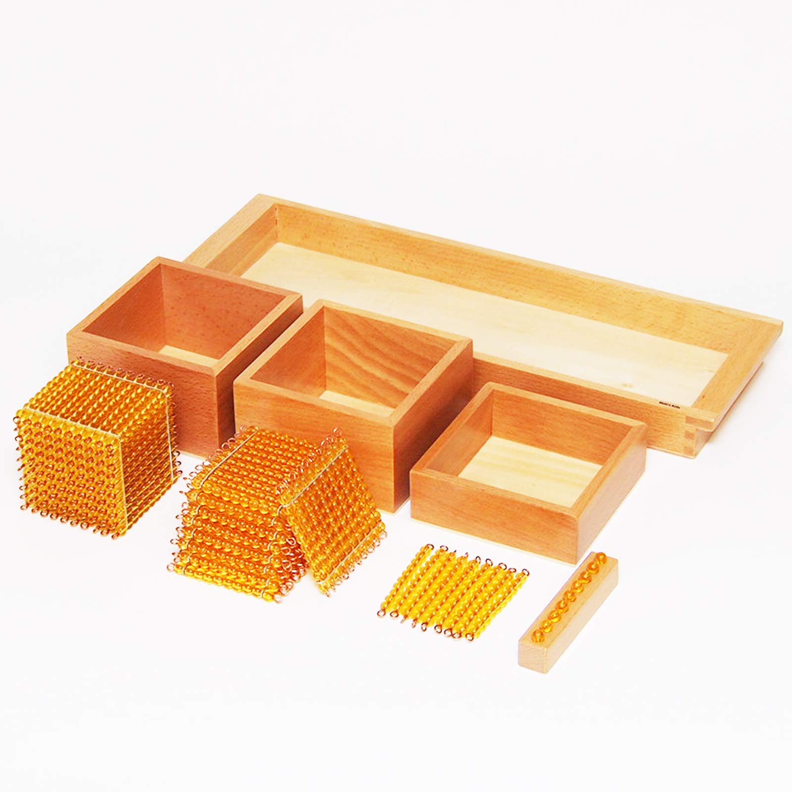 Amazon.co.jp: 【MONTE Kids】モンテッソーリ教具 - 十進法1-1000の金