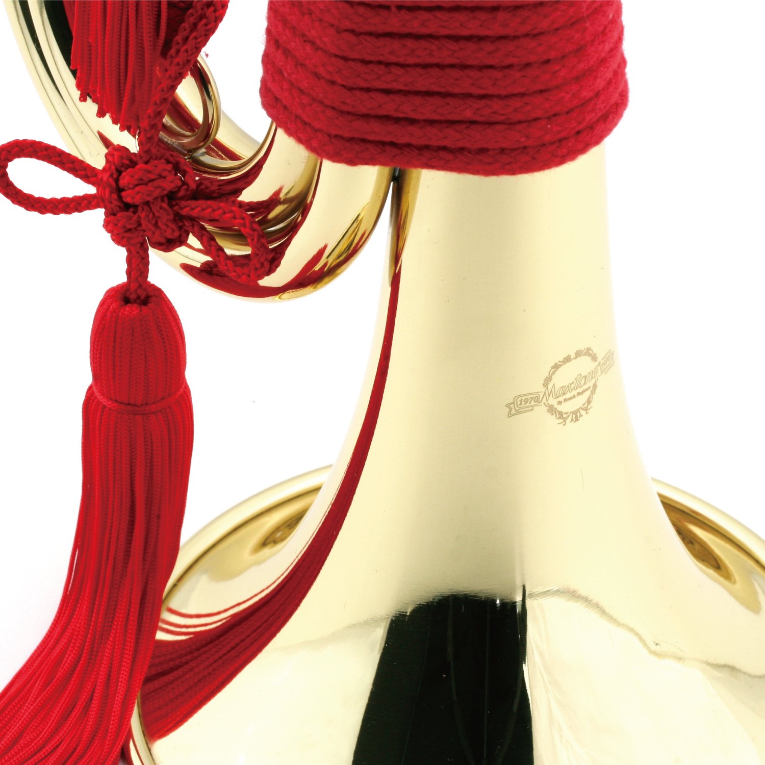 Amazon.co.jp: MAXTONE 信号ラッパ 3つ巻き ゴールドラッカー仕上げ