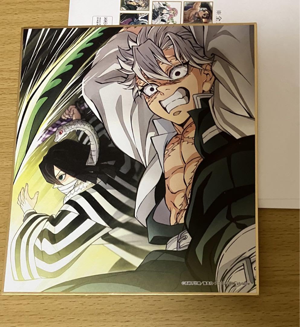 Amazon.co.jp: 鬼滅 不死川実弥 伊黒小芭内 全集中展 ミニ色紙 : おもちゃ