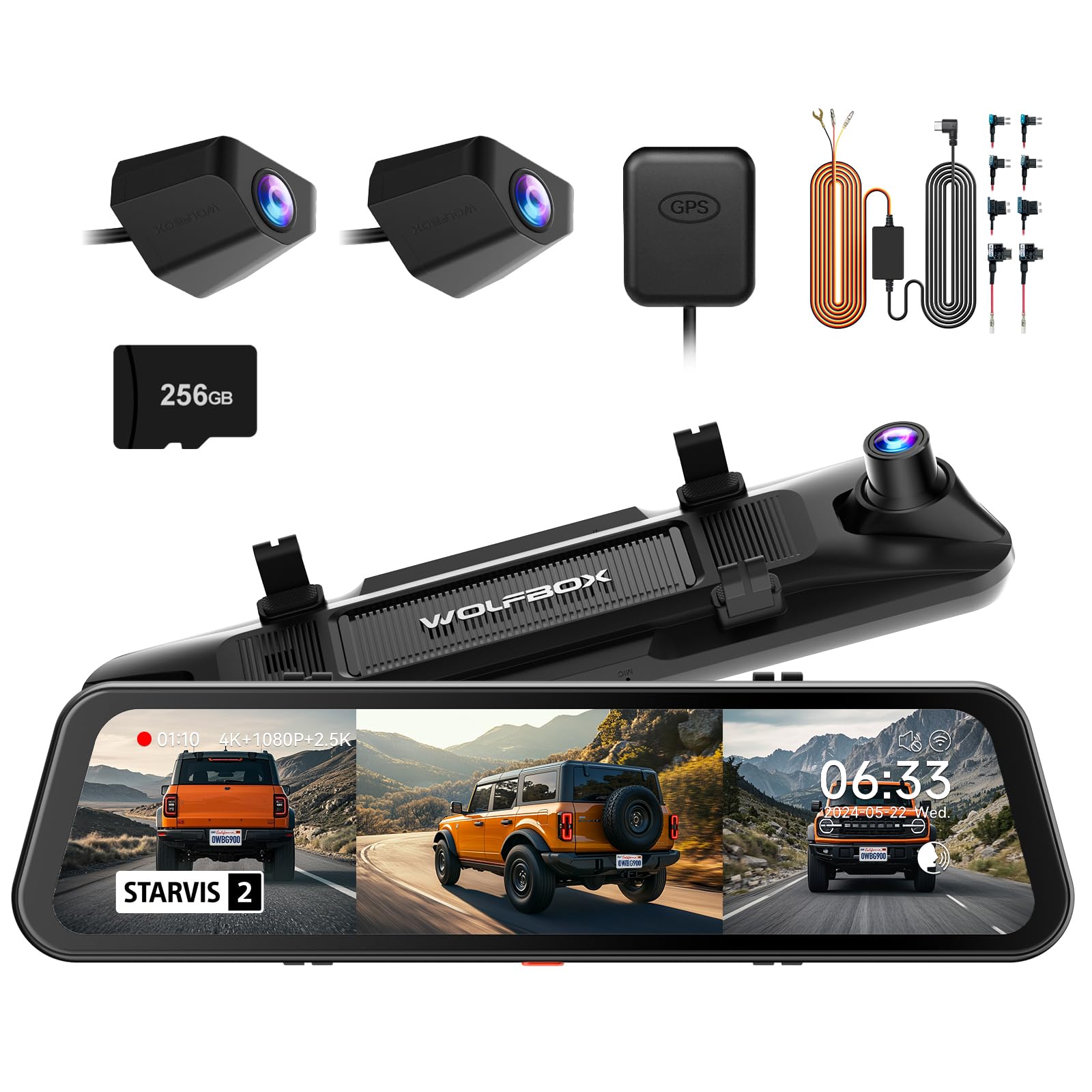 Amazon.com: WOLFBOX G900 Tripro Bumper Version & USB C 4A Acc