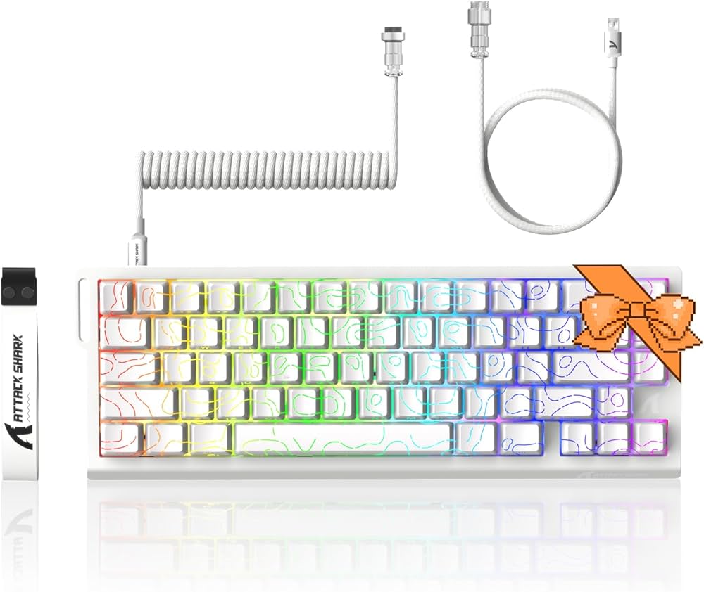 Amazon | ATTACK SHARK (アタックシャーク) X68 HE 8KHZ ラピッド