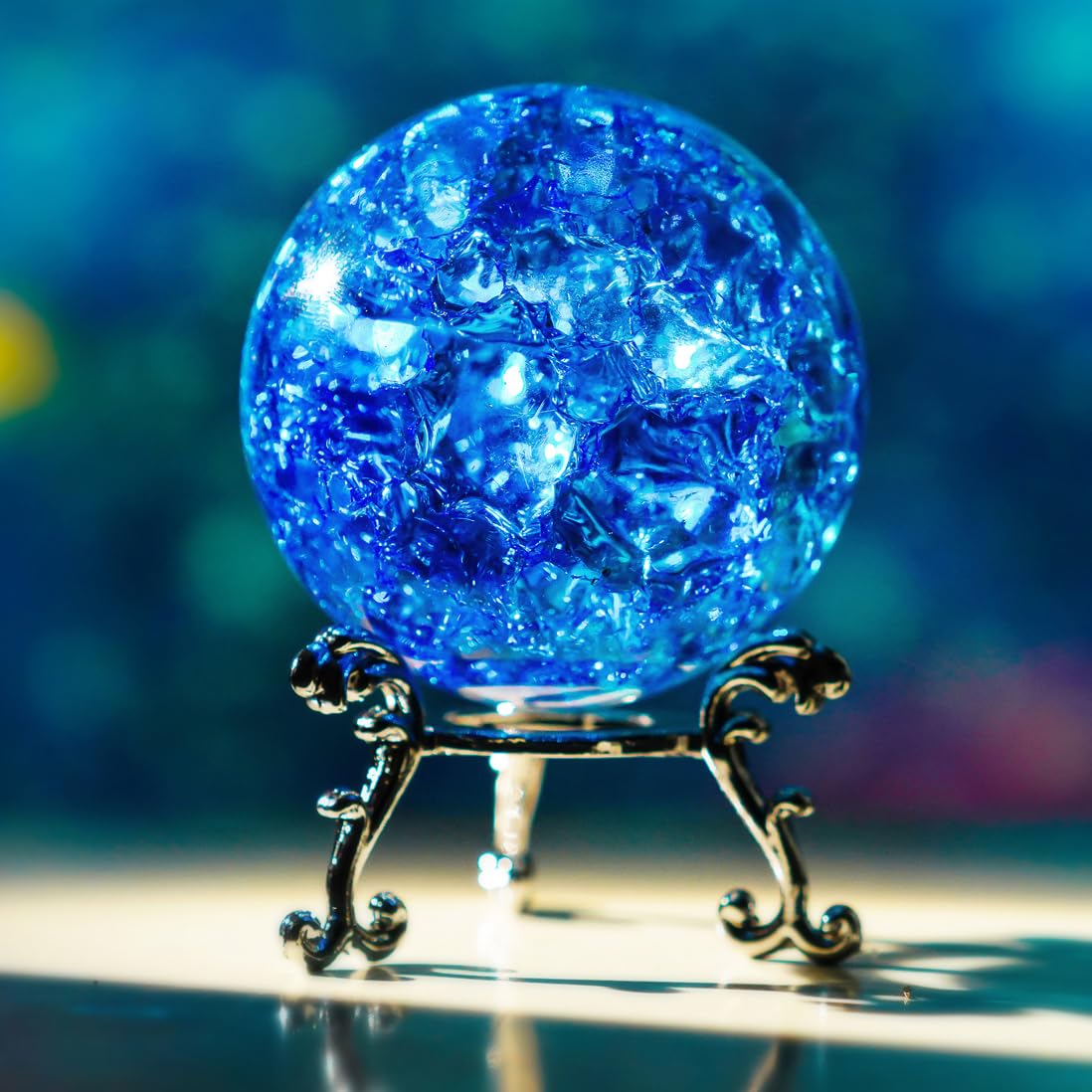 Amazon.co.jp: kanpura 60mm アイスクラッククリスタルボール 文鎮