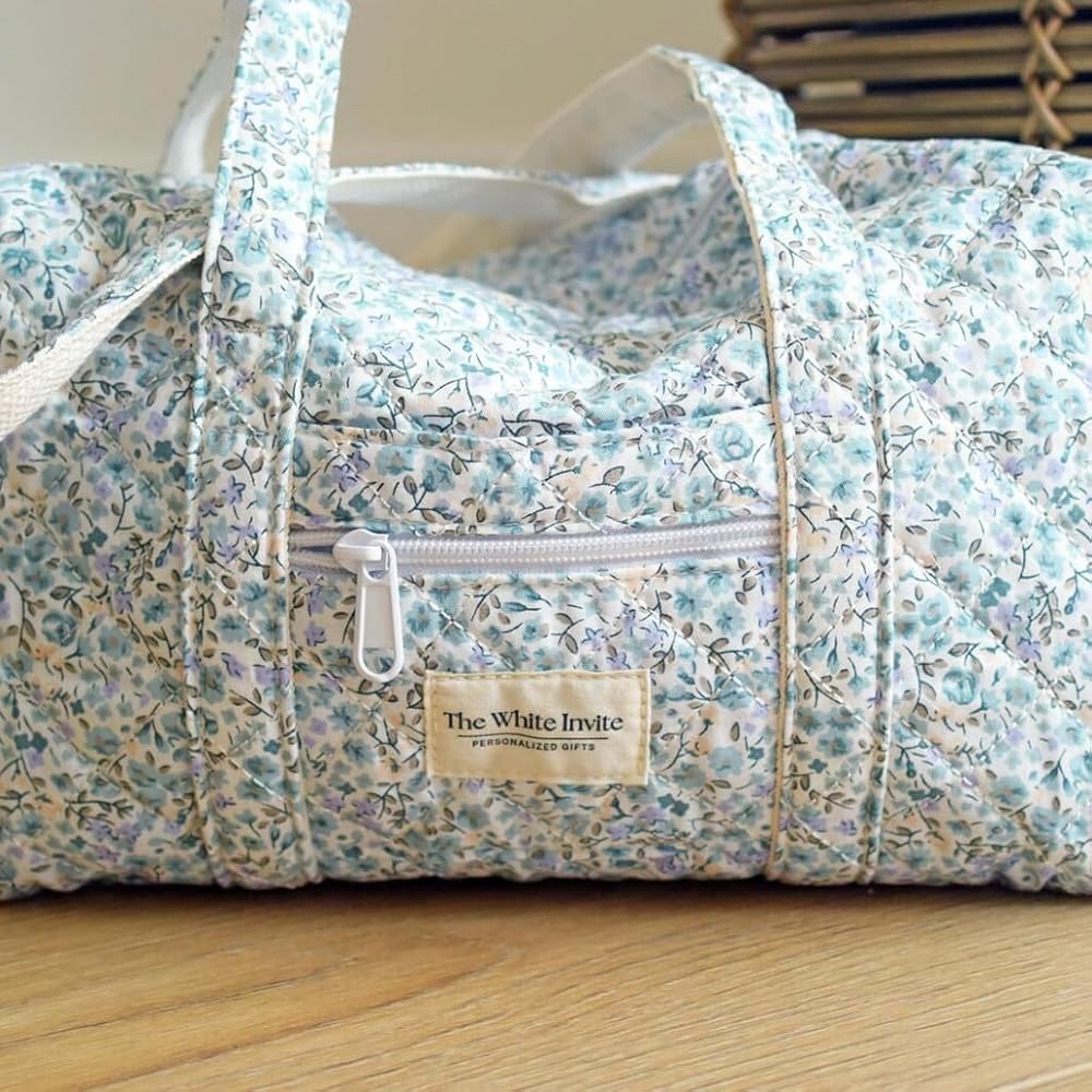 Amazon.com: Custom Embroidered Quilted Tote Bag – Monogrammed