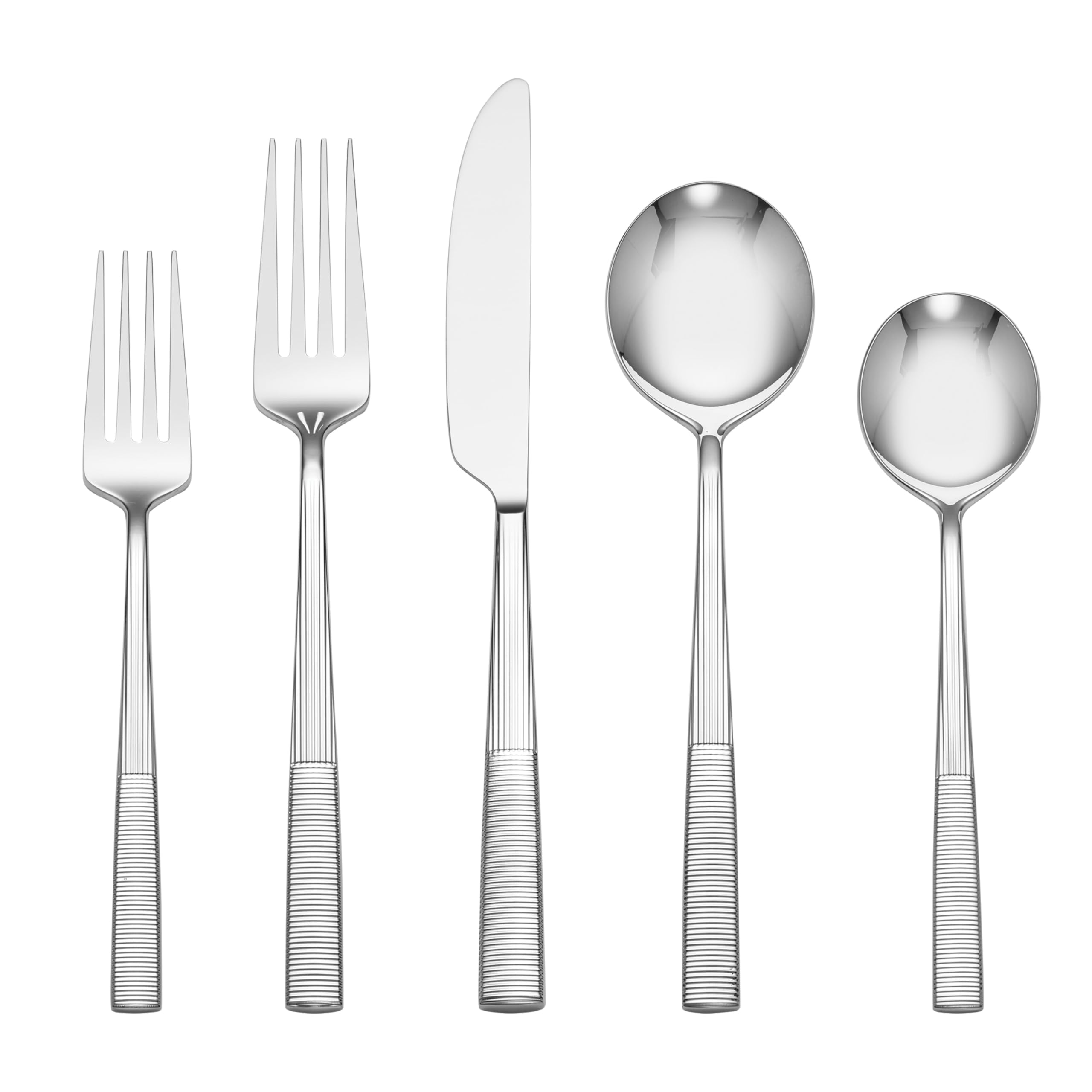 Amazon.com: Lenox 898323 Modulus Mirror 20-Piece Flatware Set