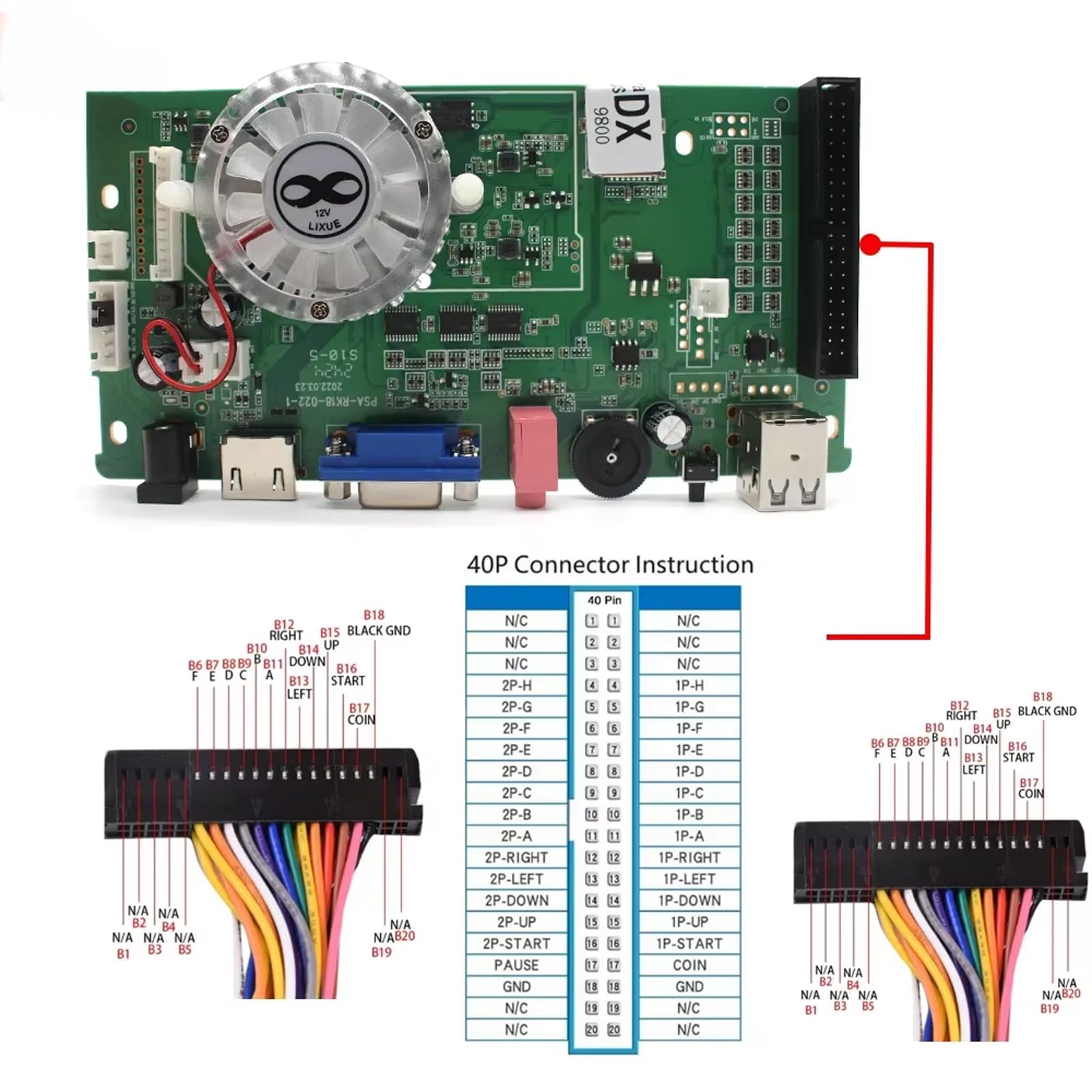 Amazon | 3D Box DX 26800 in 1 PCB ゲームボード アーケード マルチ