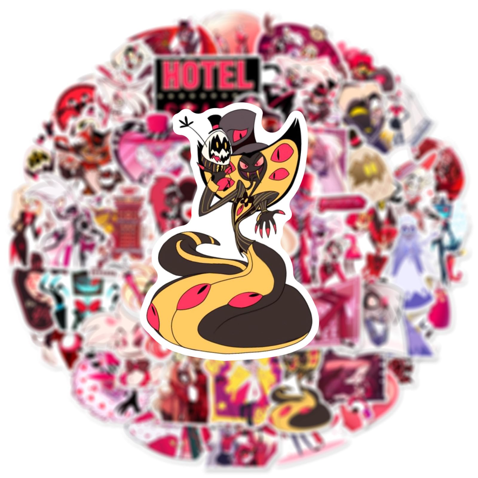 Amazon.co.jp: For ハズビン ホテル シール Hazbin Hotel ステッカー
