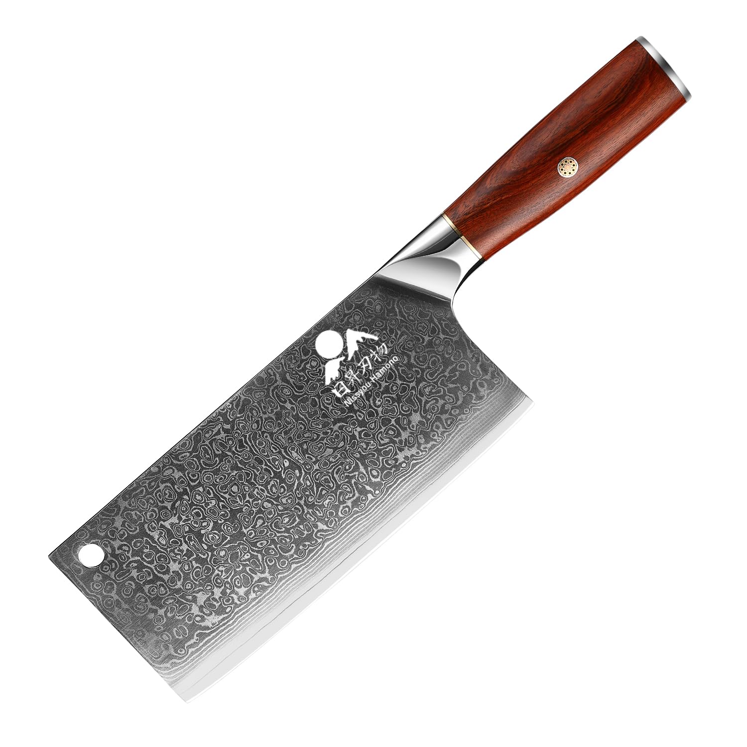 Amazon | 日昇刃物 中華包丁 【SKD-11鋼芯】 【ダマスカス包丁