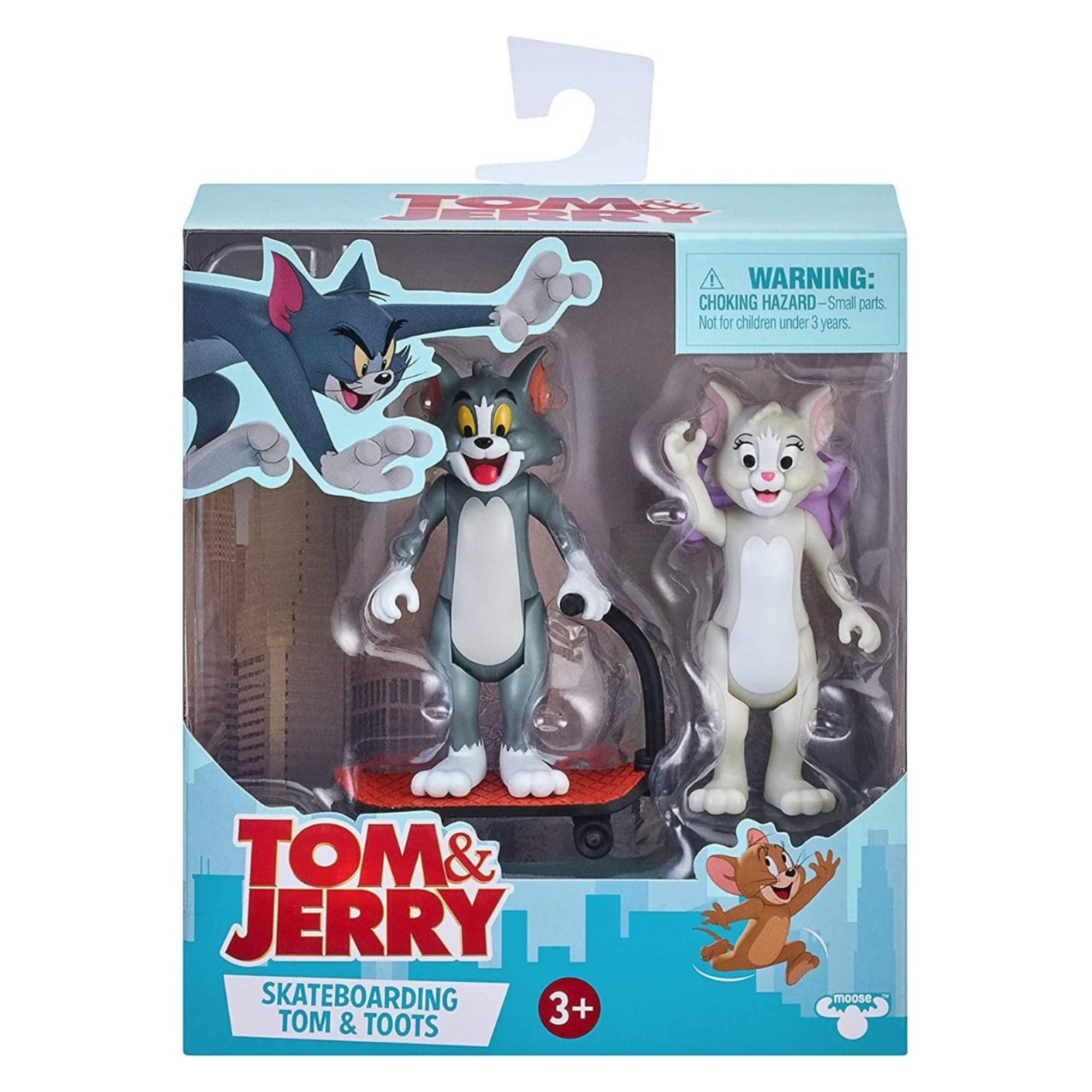 Amazon.com: Tom & Jerry Figure 2-Packs: Skateboarding Tom & Toots