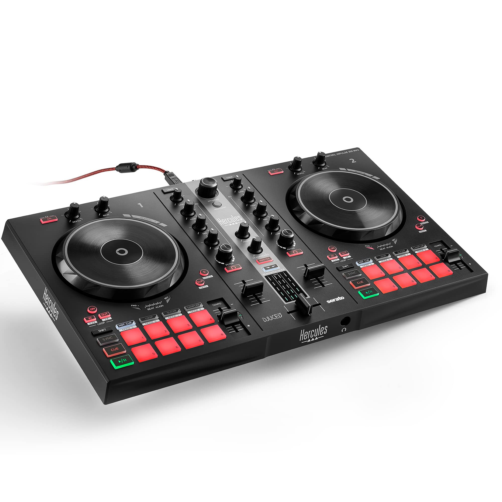 Amazon.com: Hercules DJControl Inpulse 300 MK2 – USB DJ Controller