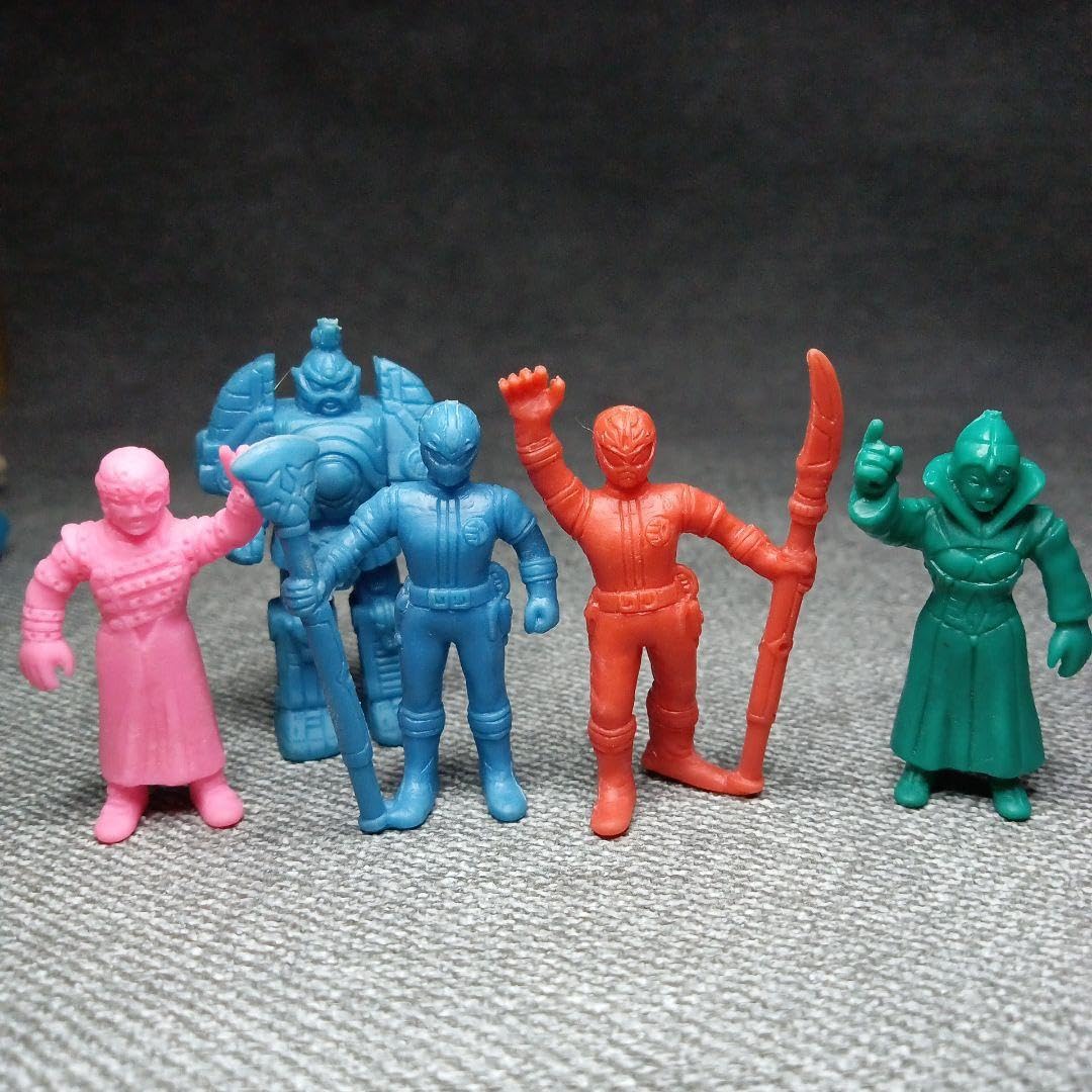 Amazon.co.jp: 五星戦隊ダイレンジャー 消しゴム フィギュア 当時物