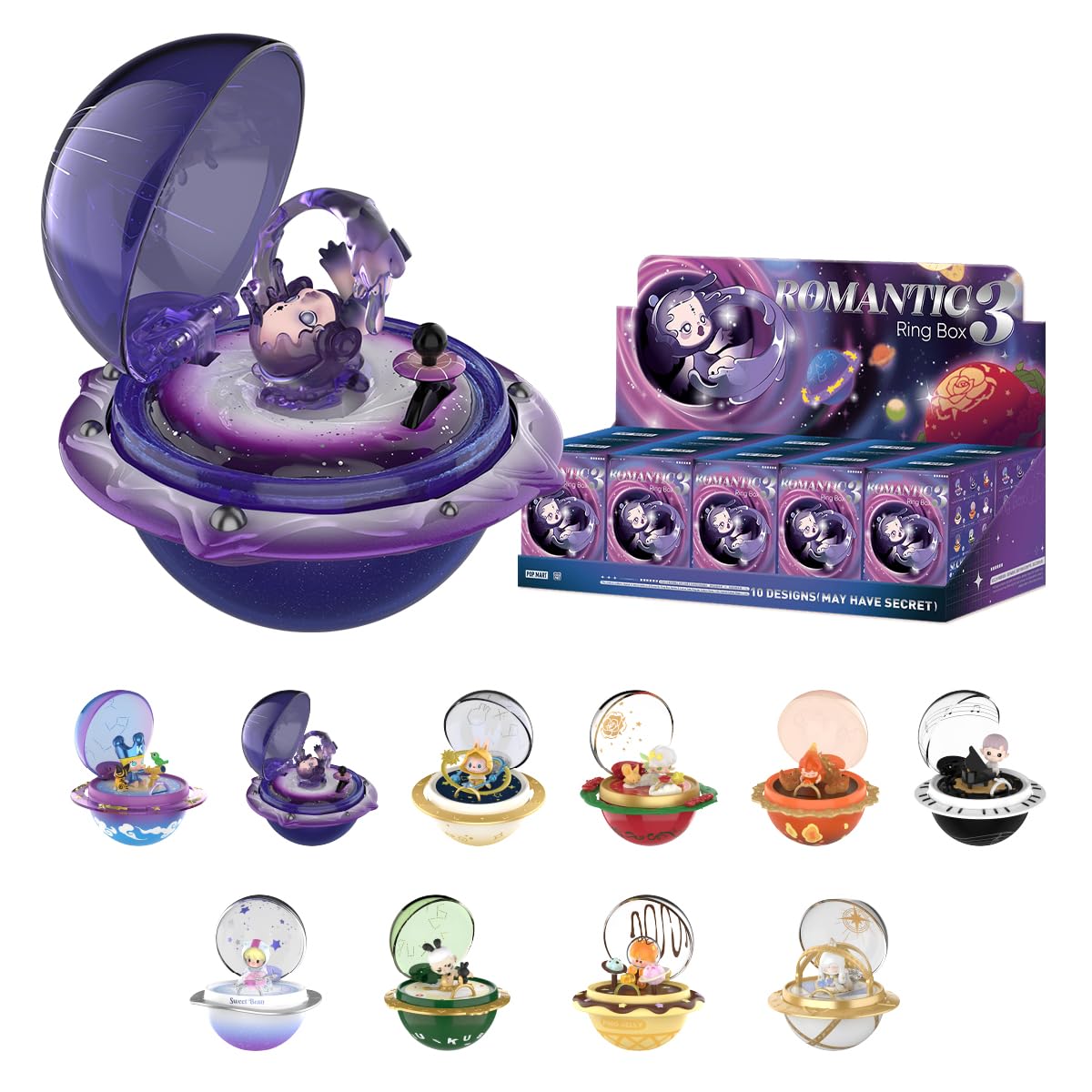 Amazon | POP MART ロマンティック リング ボックス シーンセット【 3