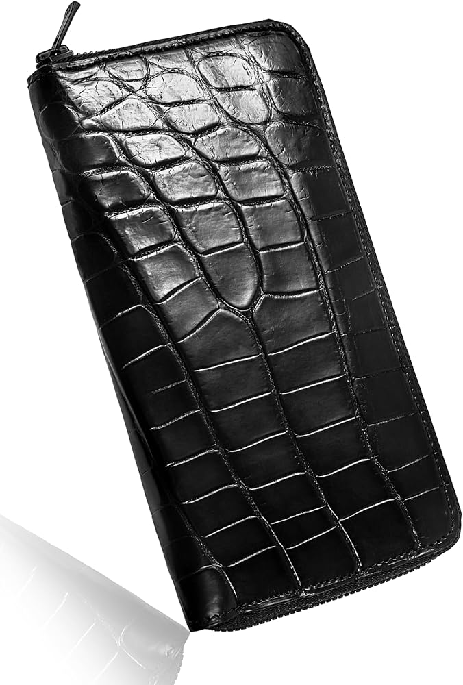 Amazon | [VERO CROCO] クロコダイル 財布 本物 日本製 一枚革 本革