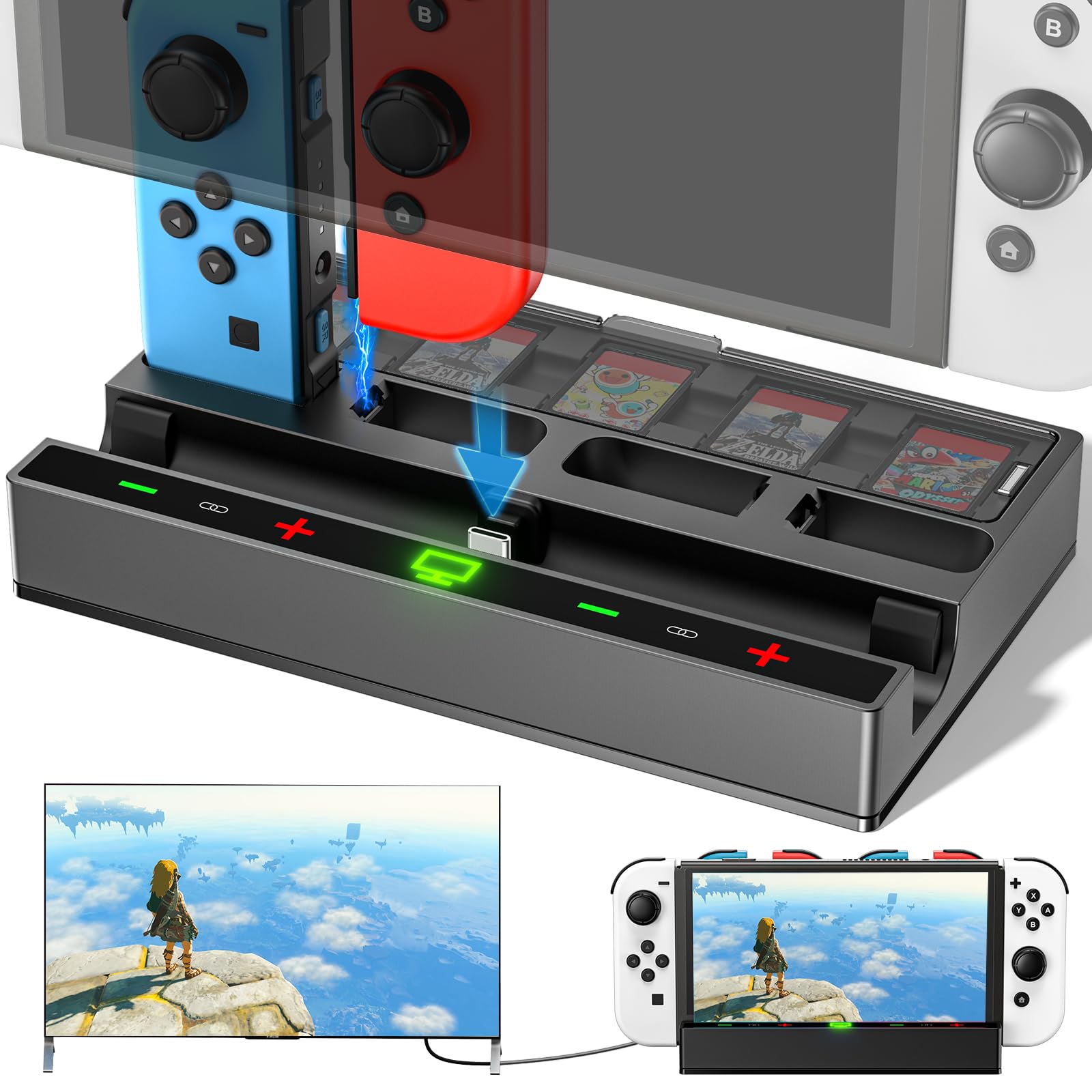 Amazon.co.jp: 【Switch/Switch有機EL対応】 Switch ドック HDMI変換