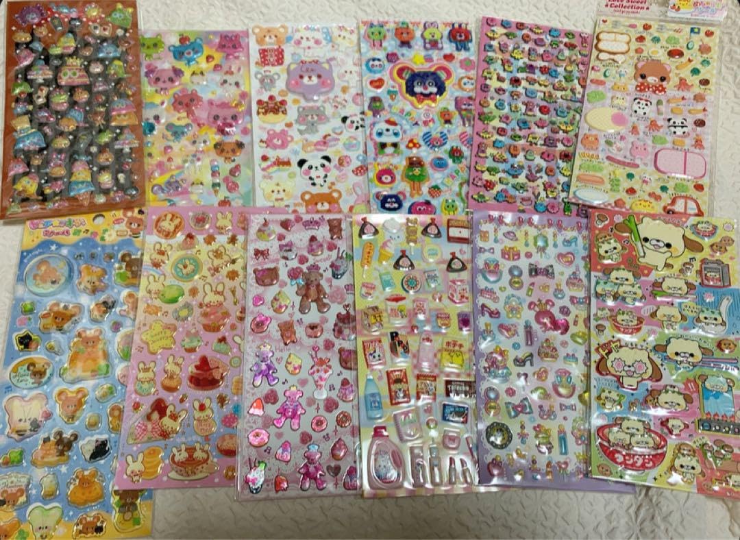 Amazon.co.jp: ノーブランド品 平成レトロ ぷっくりシール にゃんこ猫