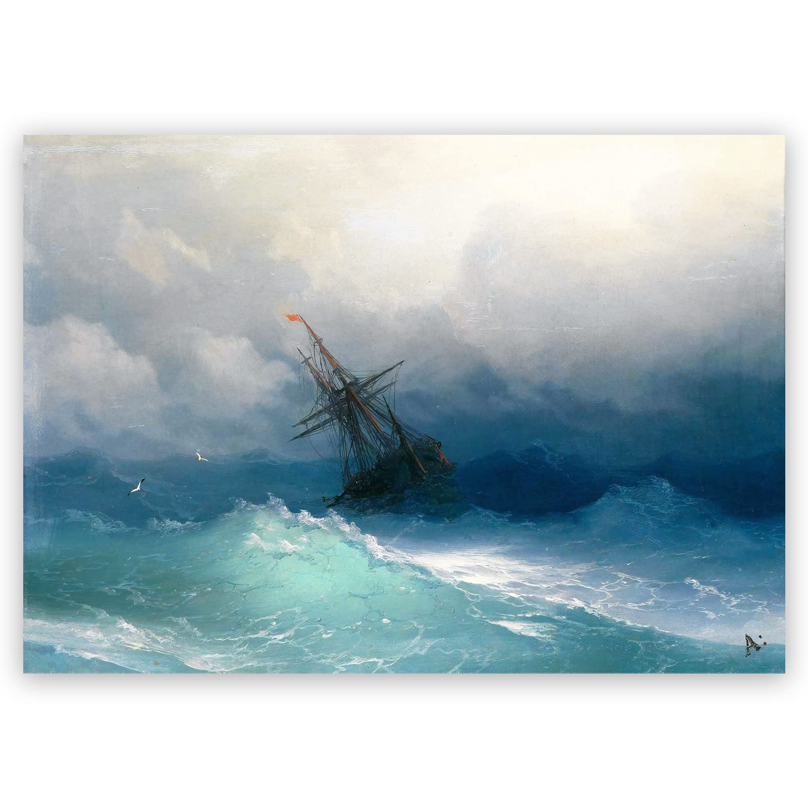 Amazon.co.jp: KWAY イヴァン・アイバゾフスキー キャンバスアート