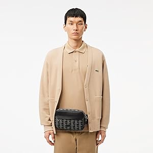 Amazon | [ラコステ] [公式] ザ ブレンド モノグラムボディバッグ