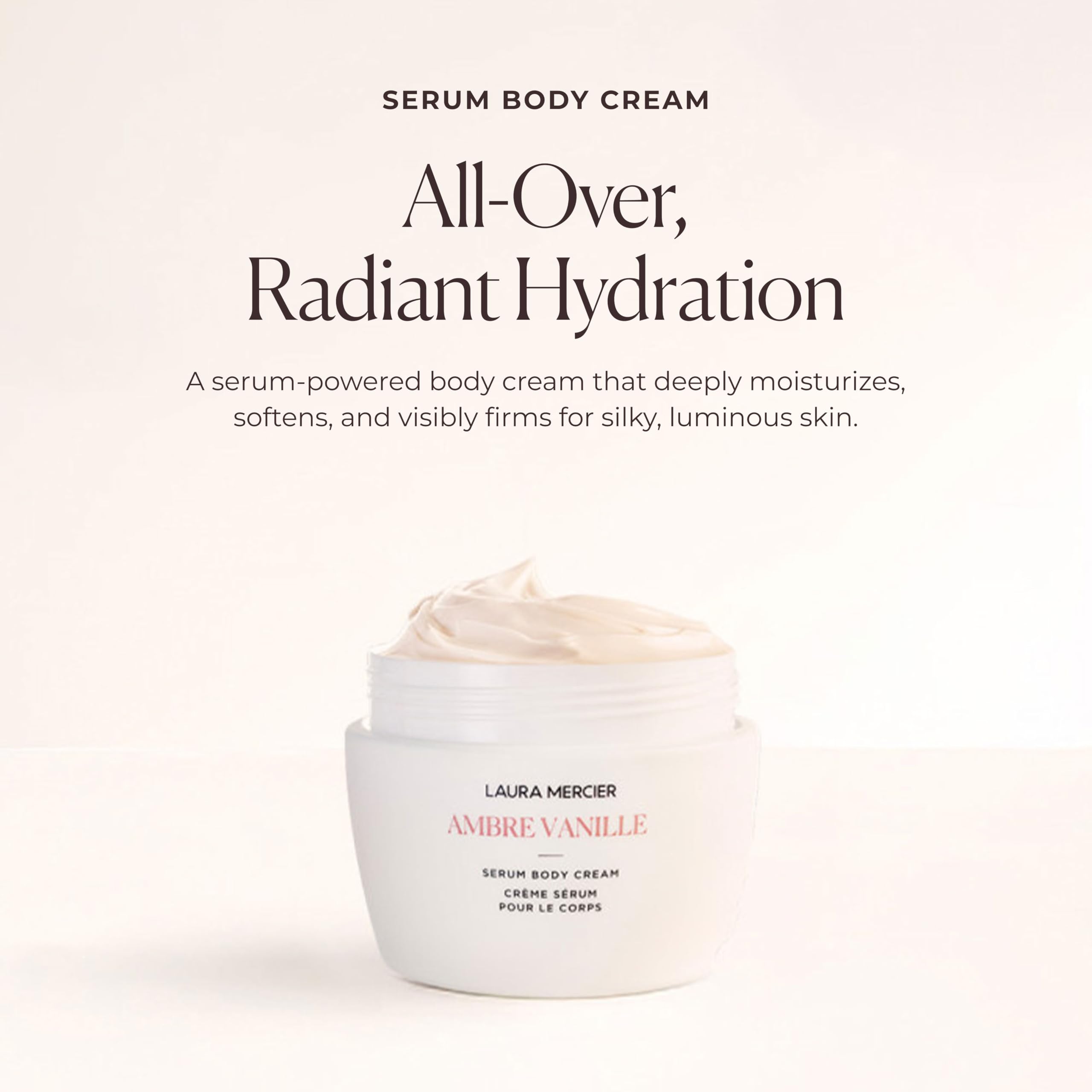Amazon | Laura Mercier Serum Body Cream - Ambre Vanille for Women