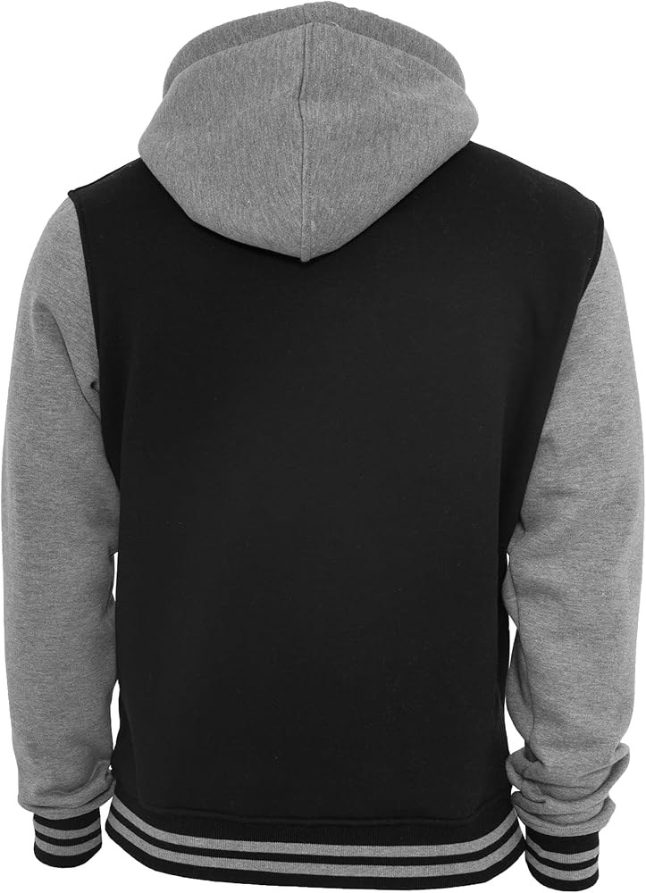 Amazon.com: Urban Classics Zip-Hoodie Hoody TB287 Black Grey