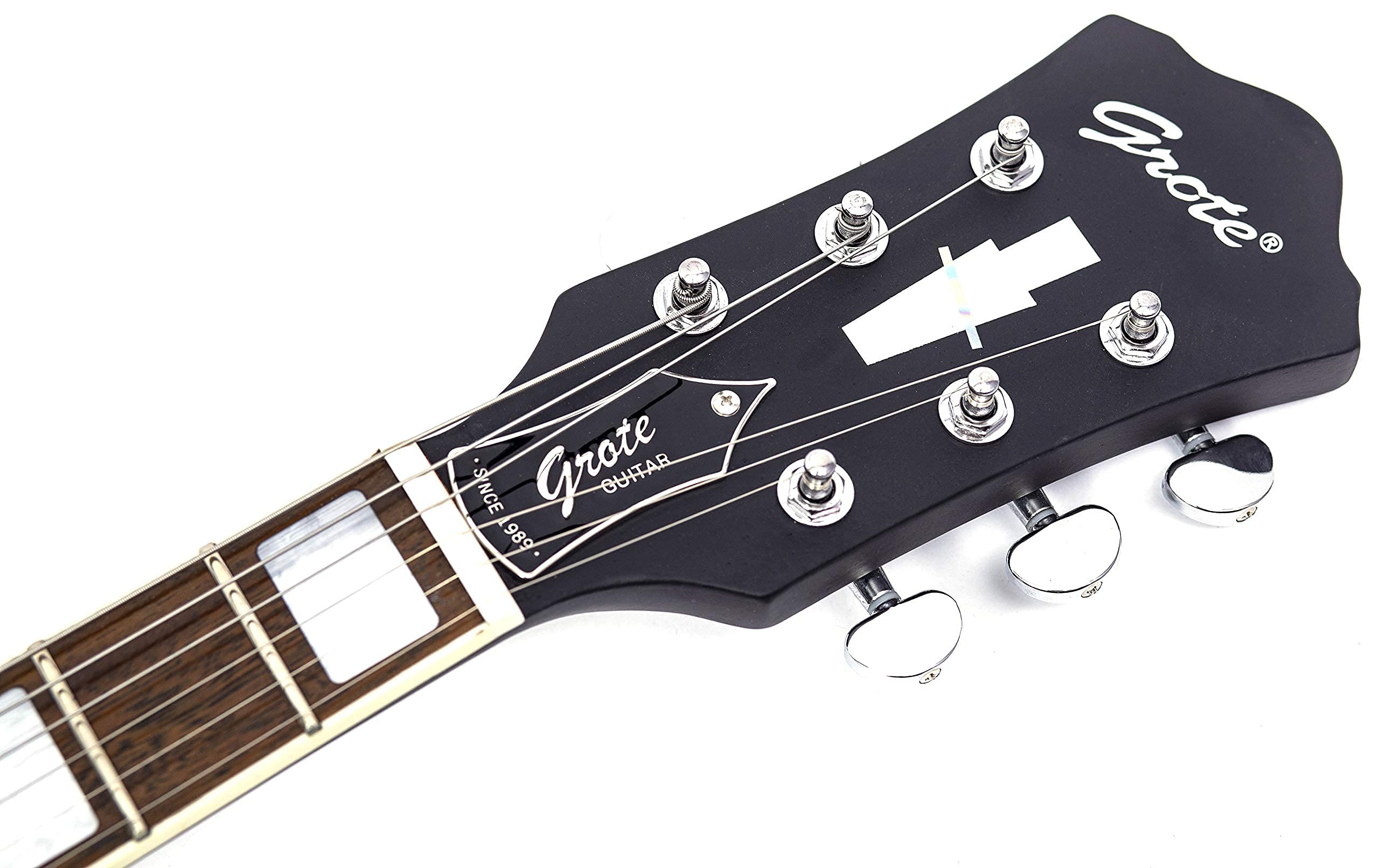 Amazon | GROTE Full Scale Electric Guitar Semi-Hollow Body Guitar