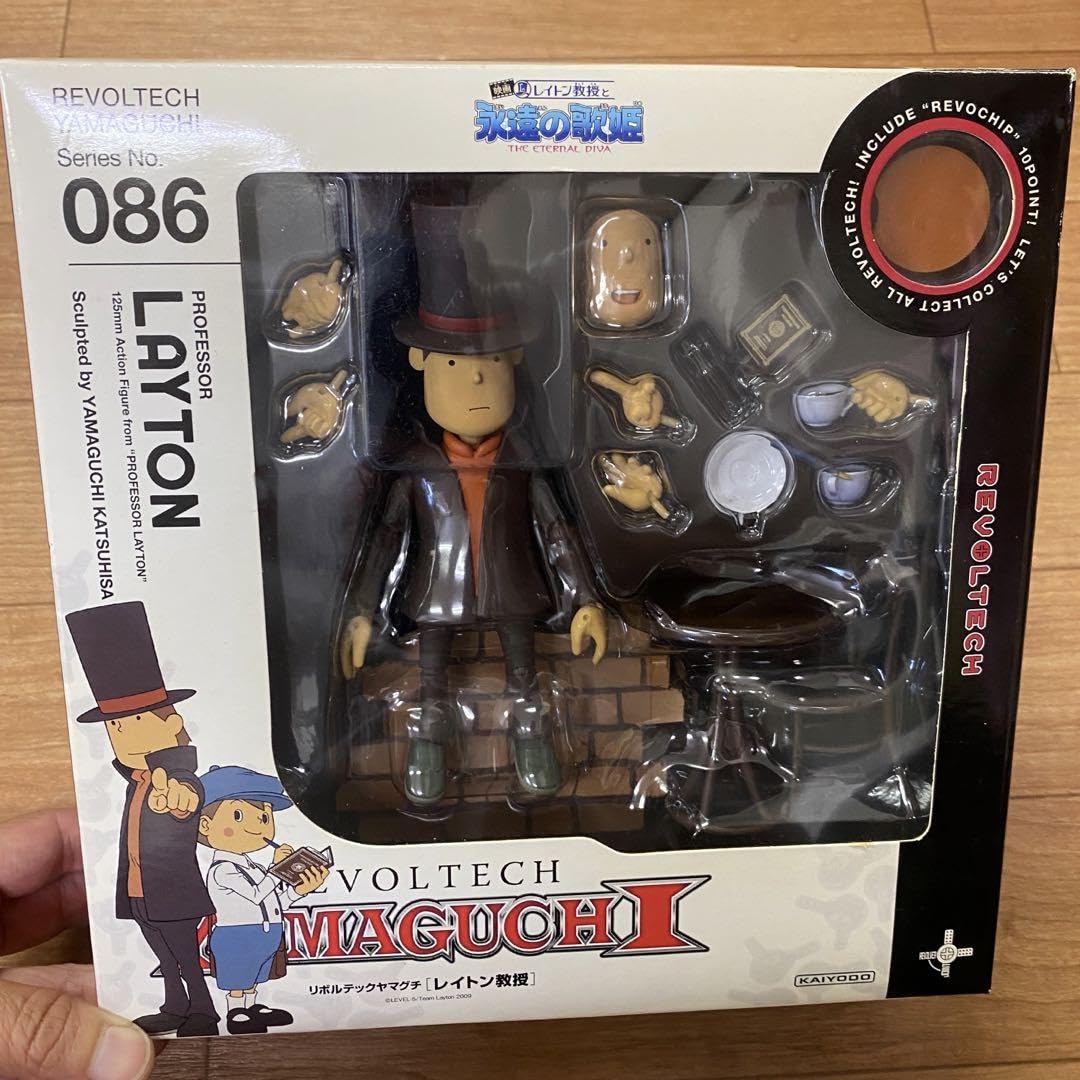 Amazon.co.jp: 海洋堂 リボルテックヤマグチ No086 レイトン教授