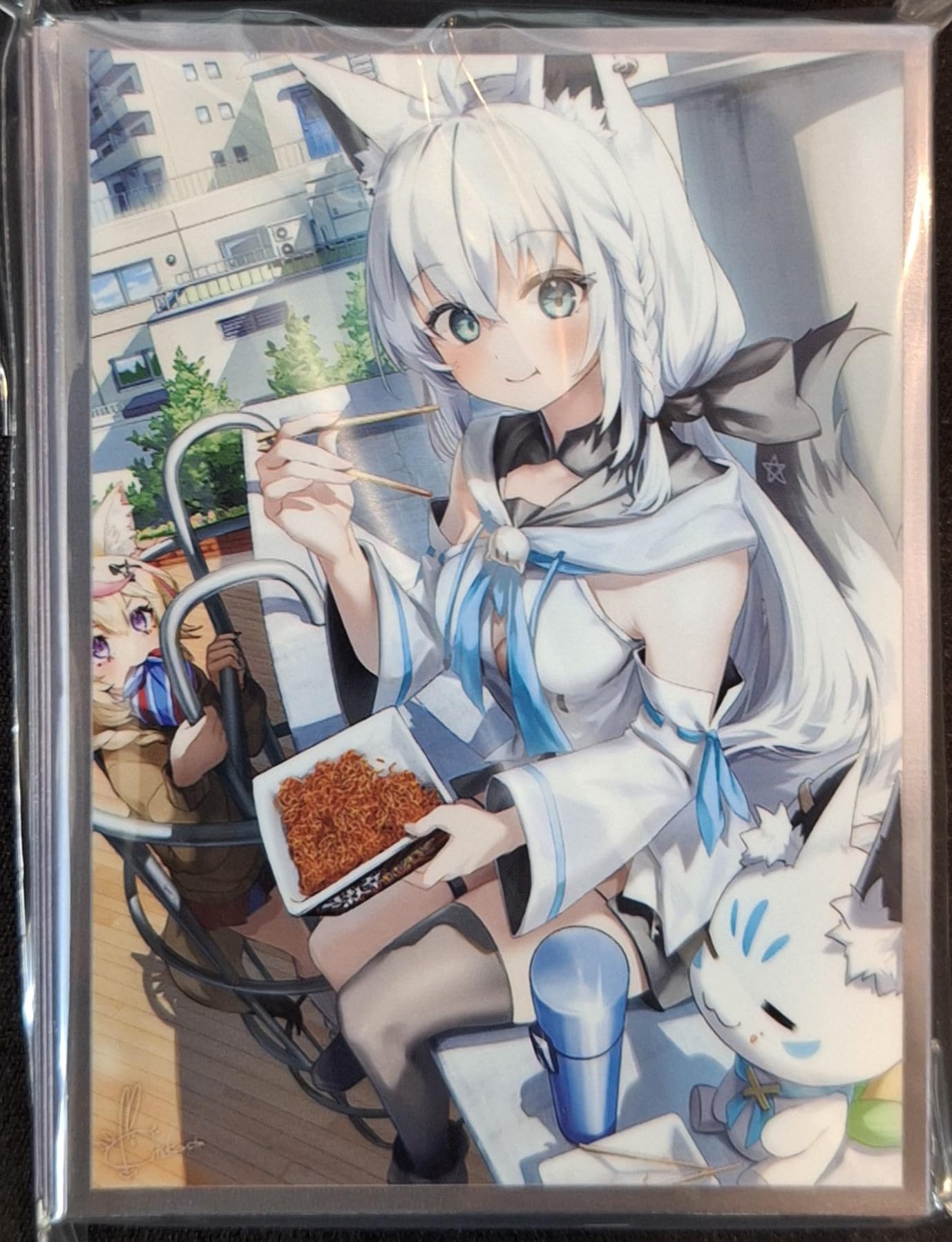 Amazon.co.jp: 白詰草 スタンダードサイズ カードスリーブ『ホロ 白上