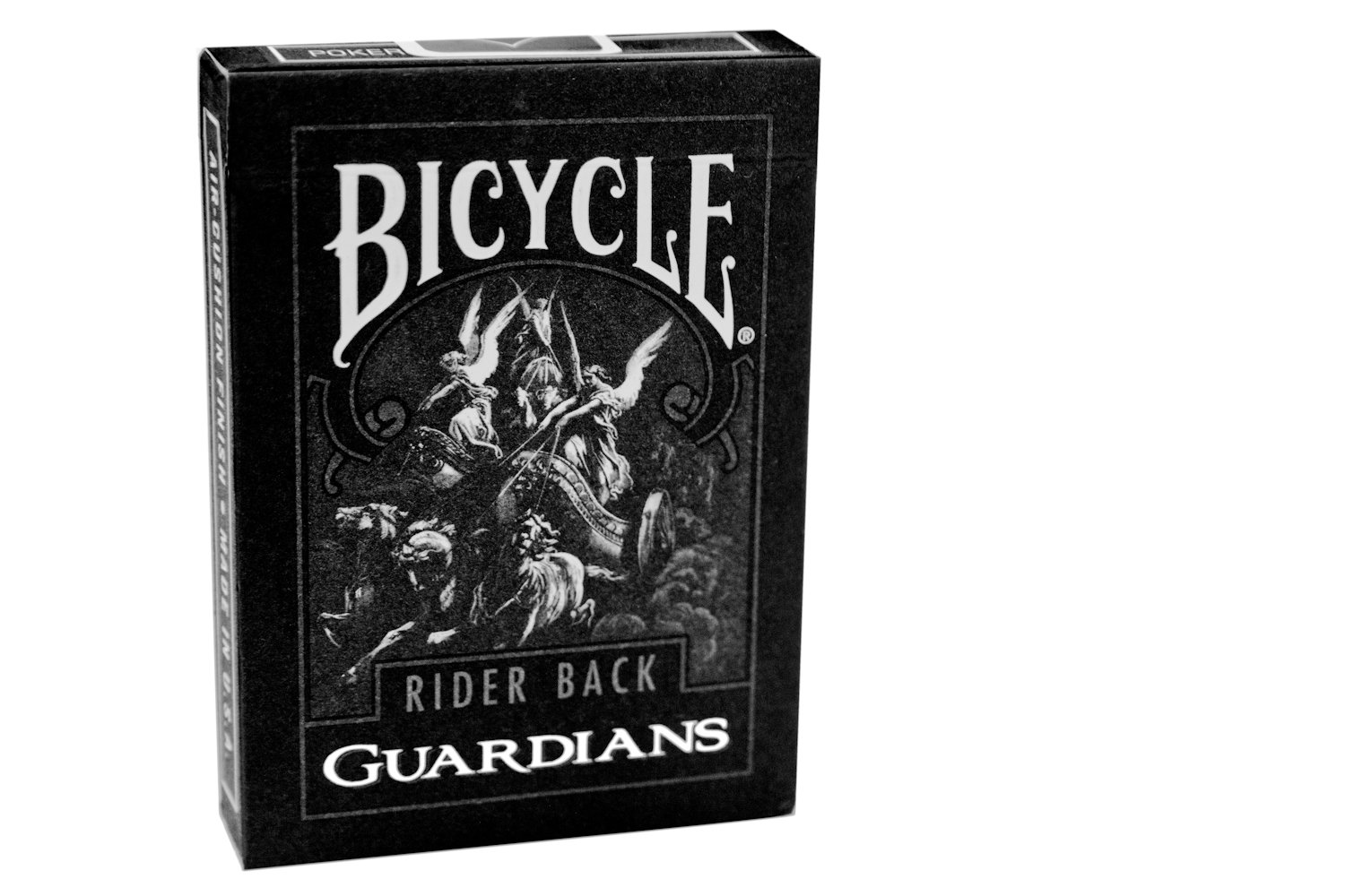 Amazon.com: theory11 Bicycle Guardian Playing Cards (Black, 3.5 x