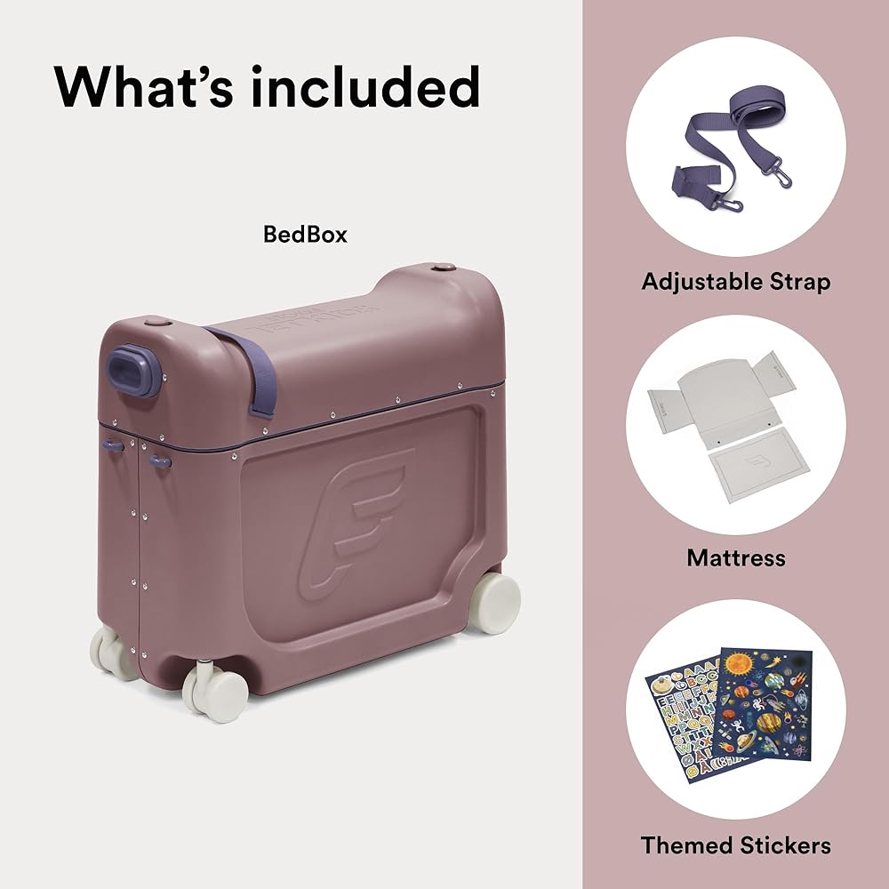 Amazon.com | Stokke JetKids BedBox, Hazy Lilac - Ride-On Suitcase
