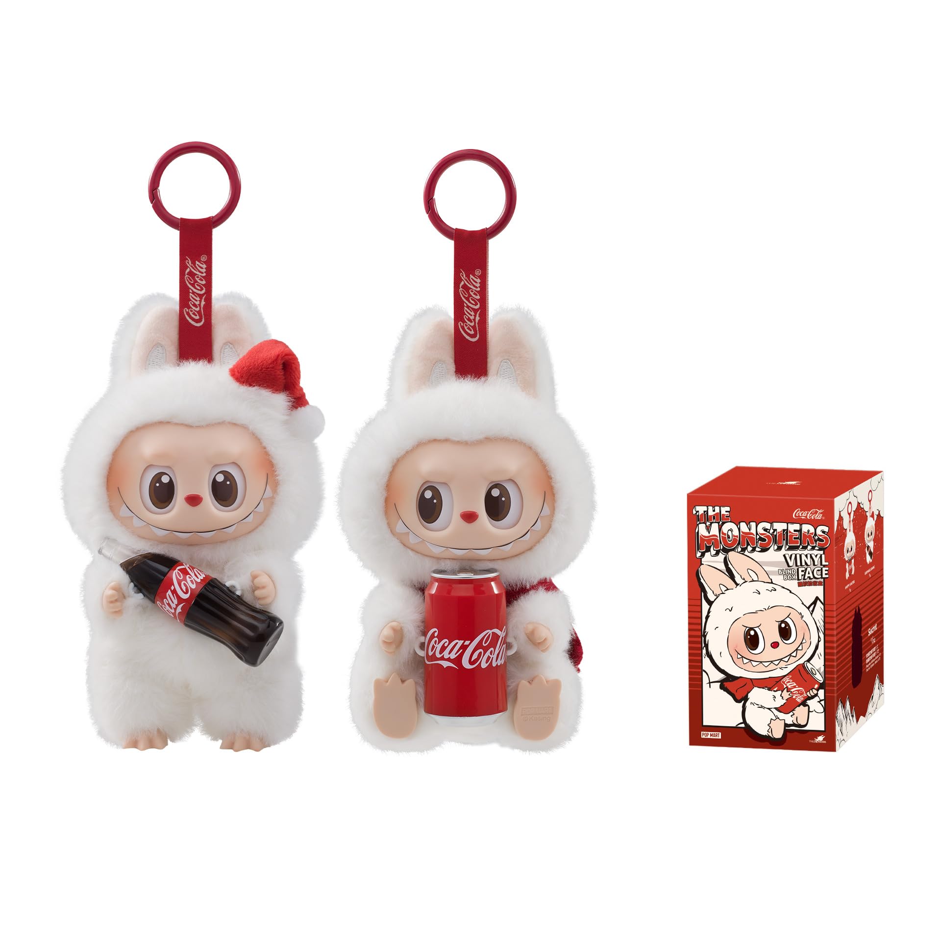 Amazon.com: POP MART The Monsters COCA-COLA Series-Vinyl Face