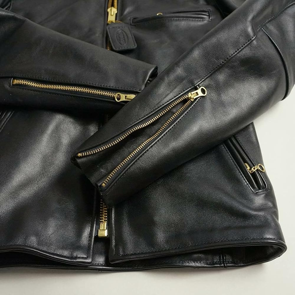 Amazon | [バンソン] VANSON MODEL B シングル ライダース ブラック 40