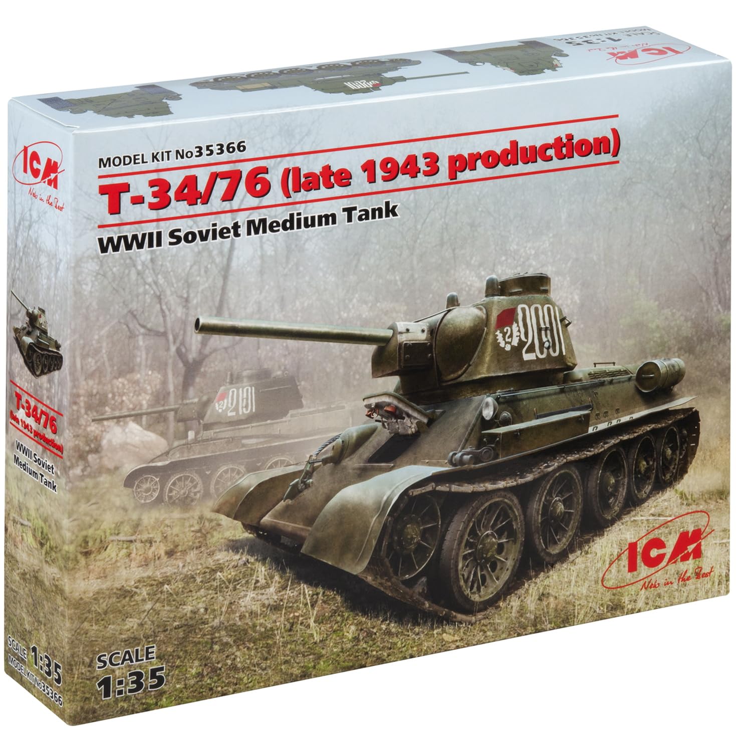 Amazon | アイシーエム ICM 1/35 ソビエト Т-34/76 1943 後期型