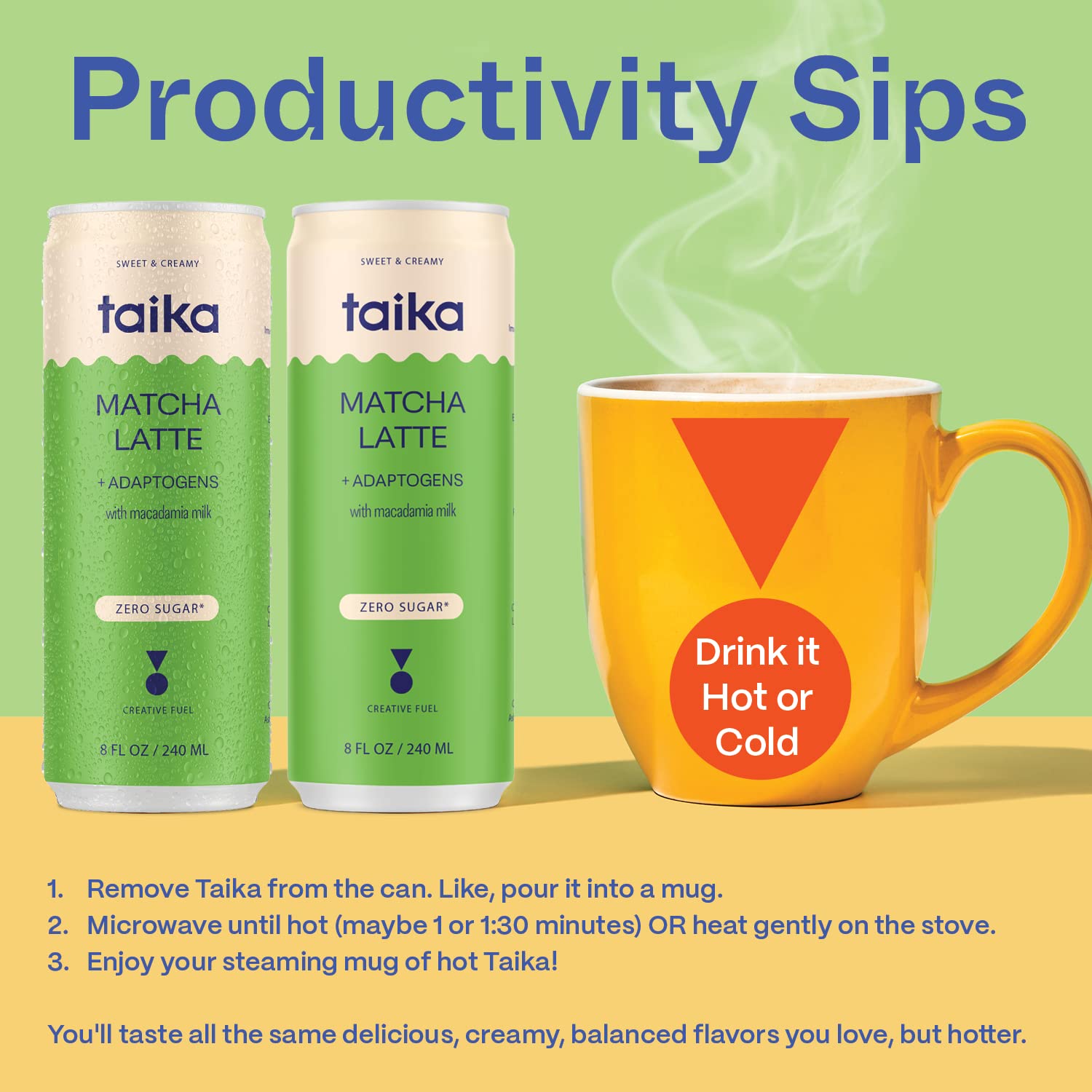 Amazon.com: Taika Matcha Latte Iced Matcha Latte, Organic