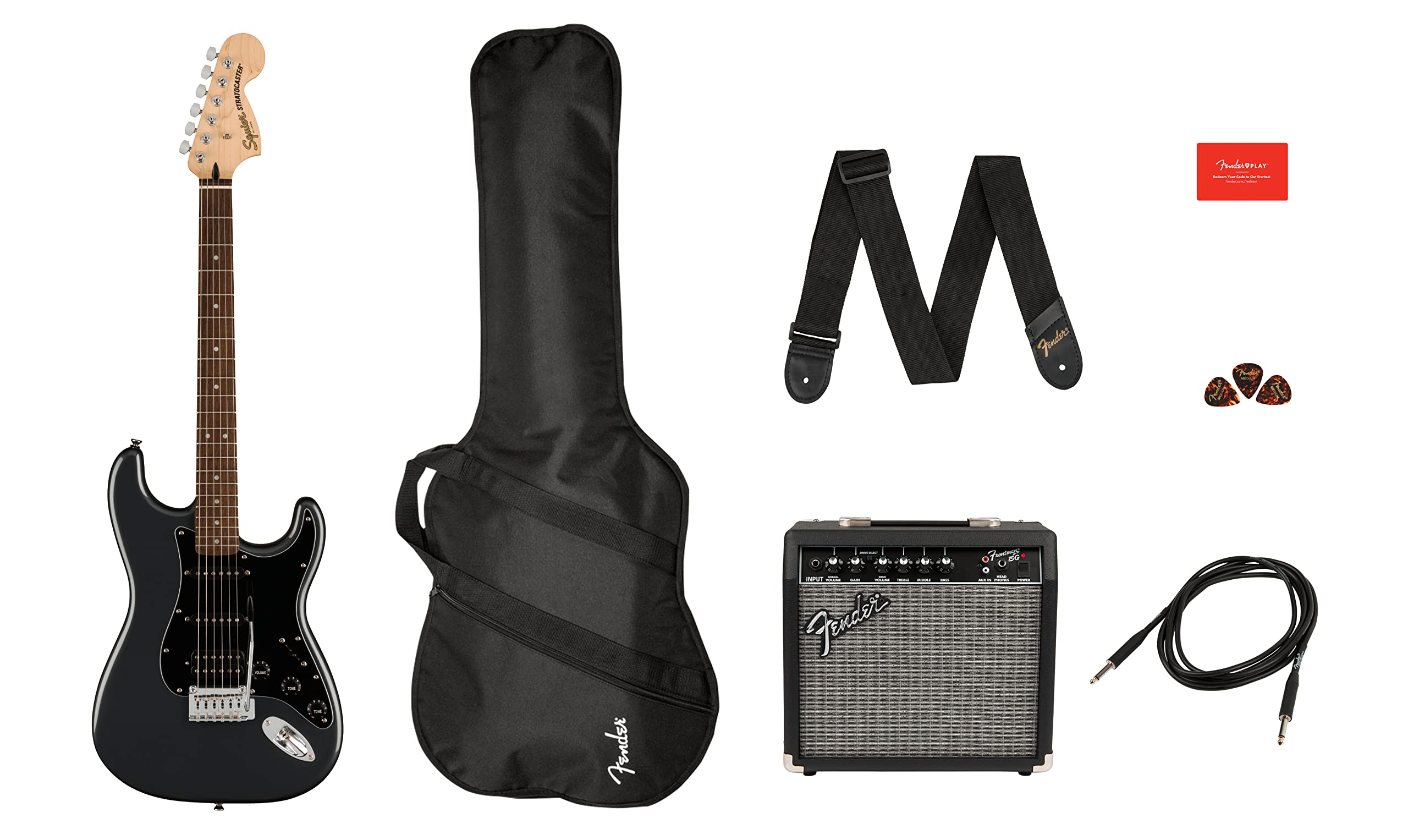 Amazon.com: Squier Affinity Series Stratocaster Packs Electric